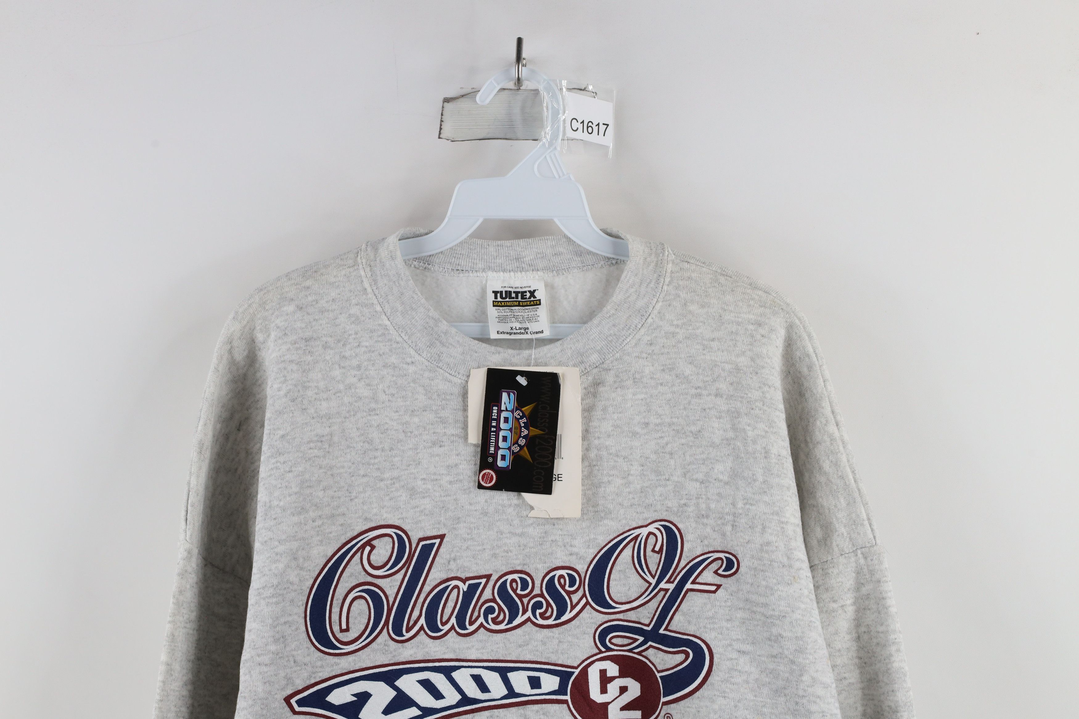 Vintage Deadstock Vintage Y2K Millennium Class of 2000 Sweatshirt Size US XL / EU 56 / 4 - 2 Thumbnail