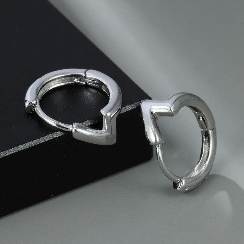 Jewelry × Sterling Silver Vibe Earrings One Pairs Chrome Jewelry Size ONE SIZE - 6 Thumbnail