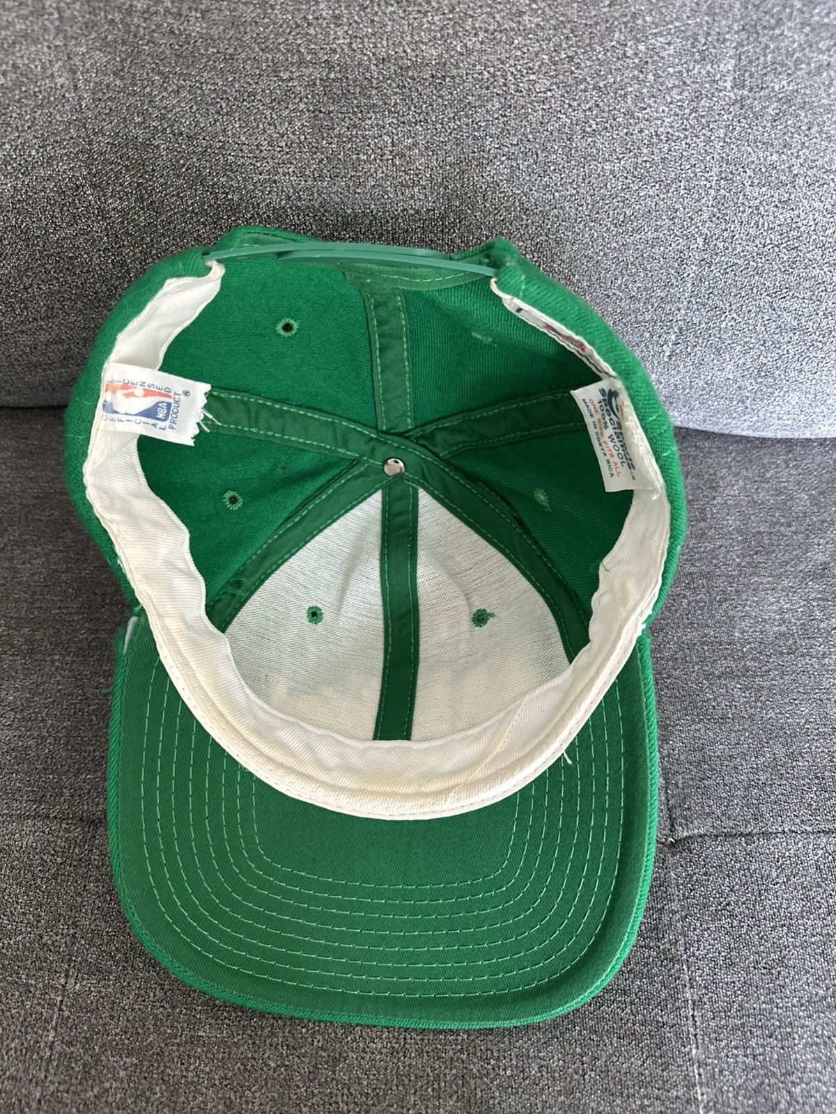 NBA Boston Celtics Sports Specialties Script Wool Snapback Size ONE SIZE - 6 Thumbnail