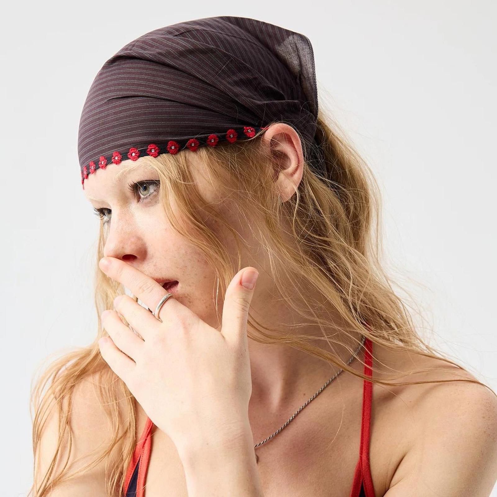 Japanese Brand Cotton Y2K Style Cute Headband OS Size ONE SIZE - 4 Thumbnail