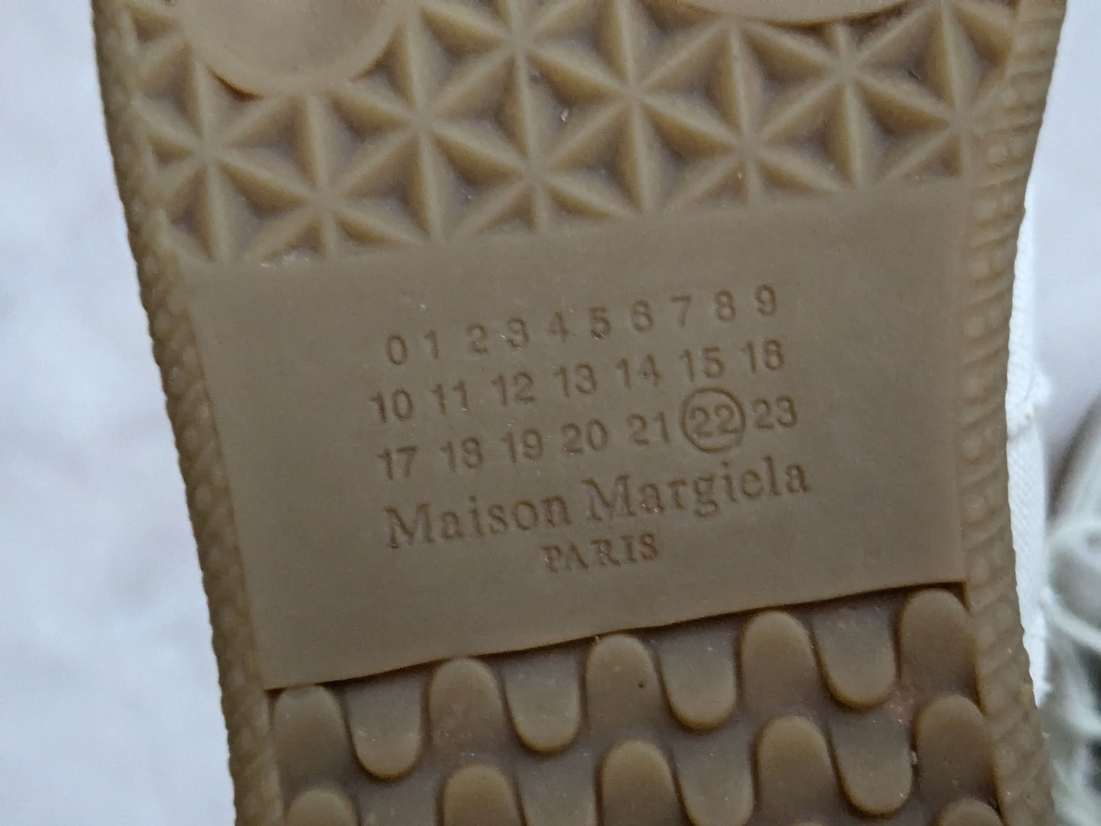 Jewelry Maison Margiela Replica GAT Beige Canvas Low 37 7 Size US 7 / IT 37 - 16 Thumbnail
