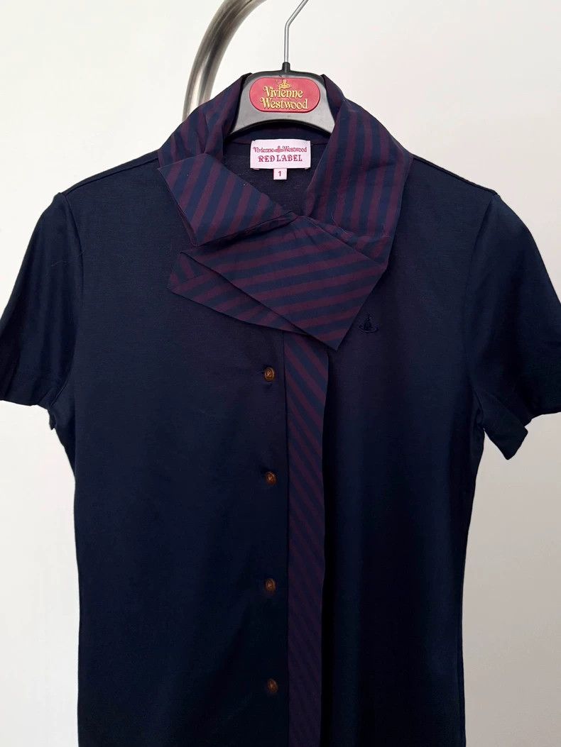 Vivienne Westwood Vivienne Westwood A short-sleeved shirt with a lotus leaf Size S / US 4 / IT 40 - 3 Thumbnail