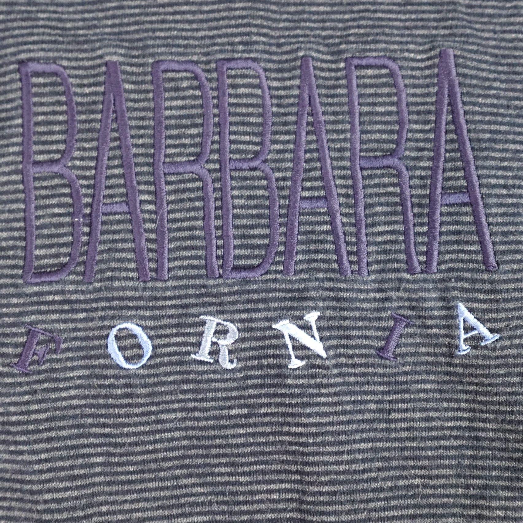 Vintage VINTAGE Santa Barbara California Shirt M Blue Striped Embroidered T-Shirt Men Size US M / EU 48-50 / 2 - 4 Thumbnail