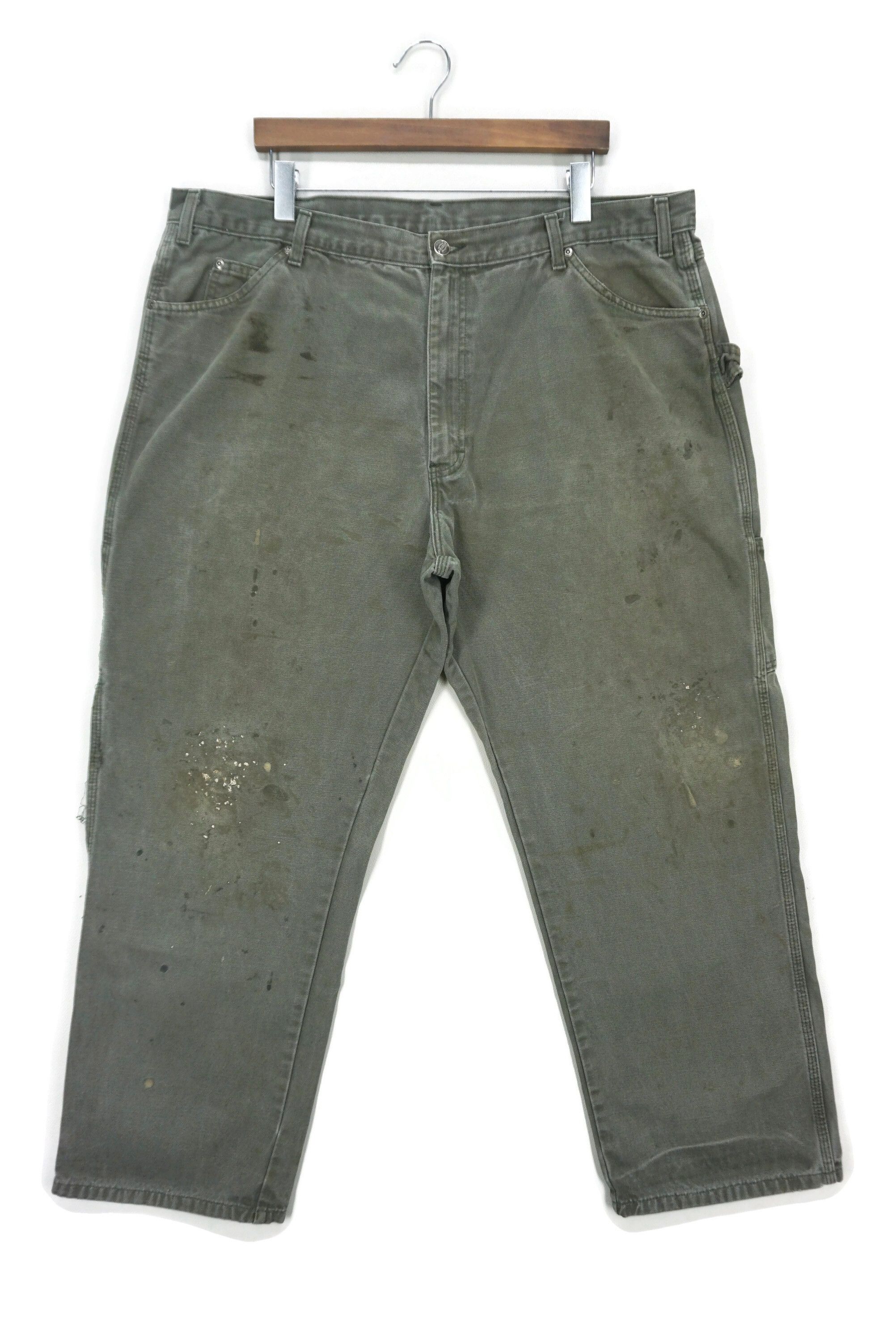 Dickies Dickies Pants Size 42x29.5 Baggy Duck Canvas Carpenter Size US 42 / EU 58 - 1 Thumbnail