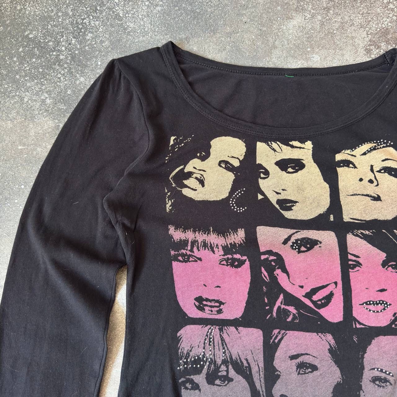 Hysteric Glamour × Japanese Brand × Vintage Amazing Glamour Faces Vintage T-Shirt Size M / US 6-8 / IT 42-44 - 3 Thumbnail