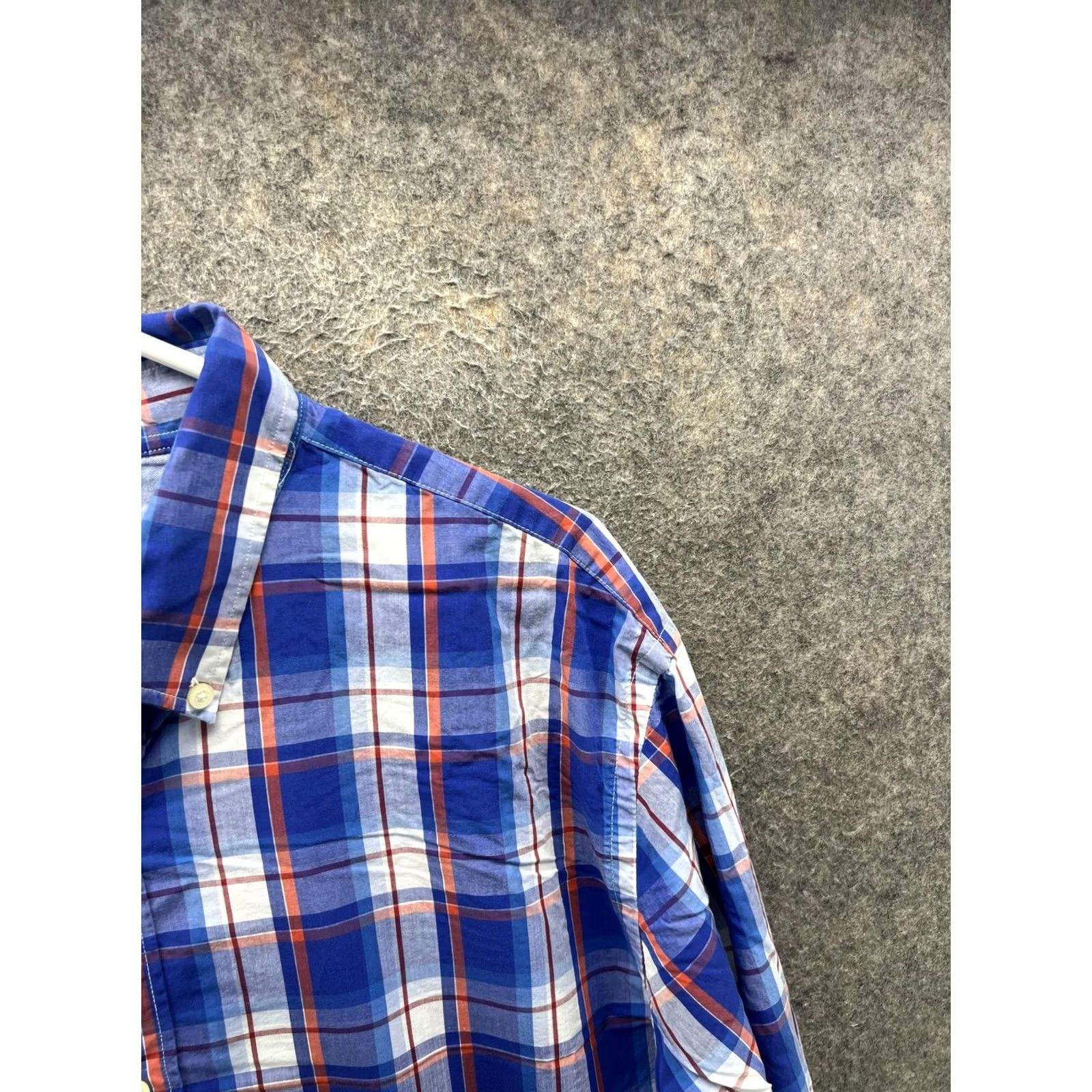 Banana Republic Banana Republic Shirt Mens XL Blue Plaid Long Sleeve Button Front Casual Woven Size US XL / EU 56 / 4 - 7 Thumbnail