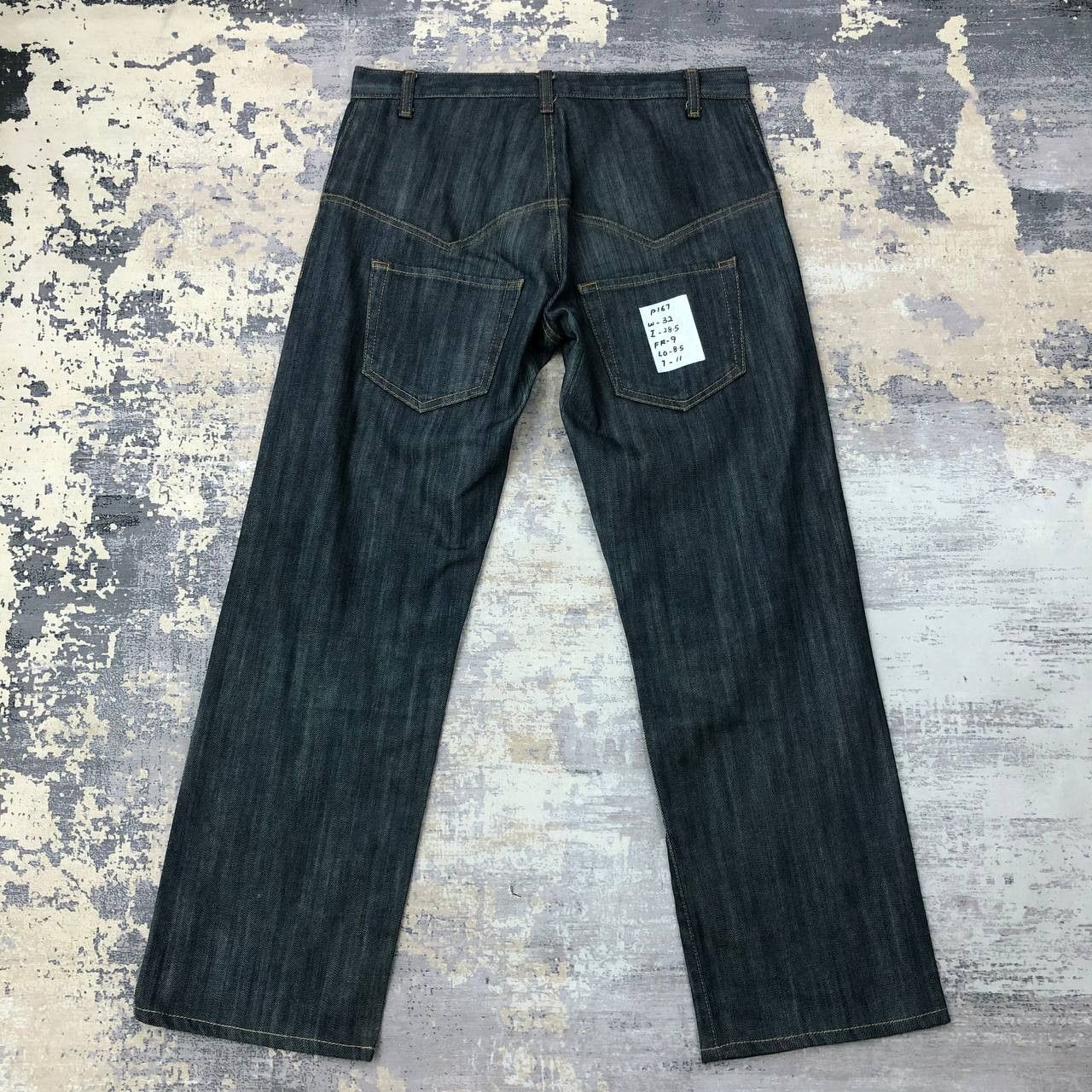 Japanese Brand P167 JAPAN HANDMADE BLUE DENIM JEAN Size US 32 / EU 48 - 3 Thumbnail