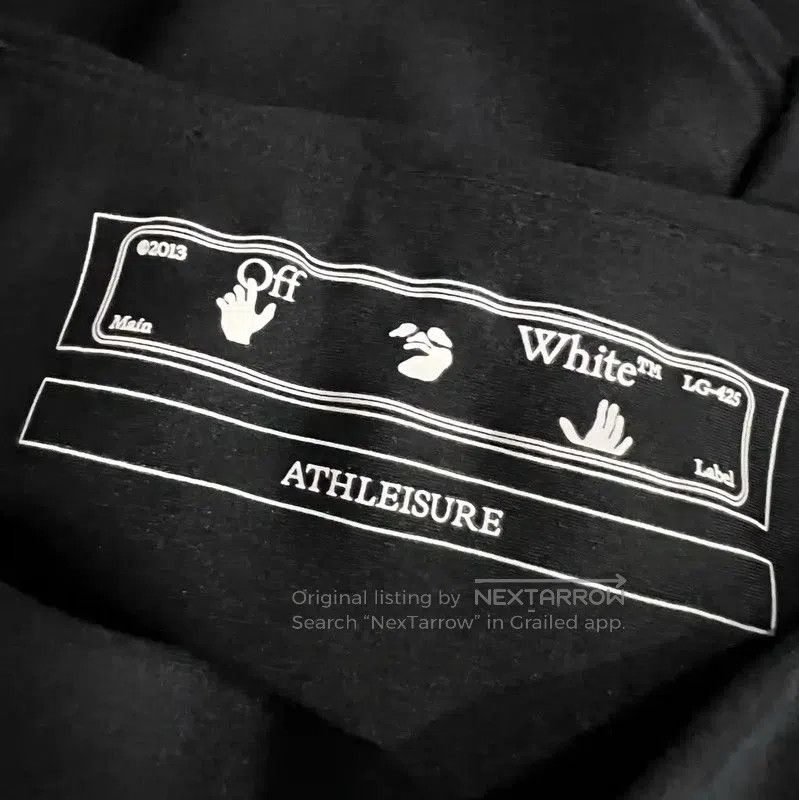 Off-White Off-White Summer Black Cotton Casual Pants . Size 28" / US 6 / IT 42 - 3 Thumbnail