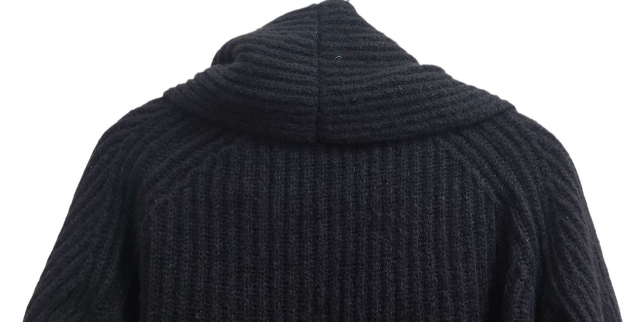 Vince Vince Shawl Collar Plush Wool Blend Rib Knit Cardigan Black Size XS / US 0-2 / IT 36-38 - 6 Thumbnail