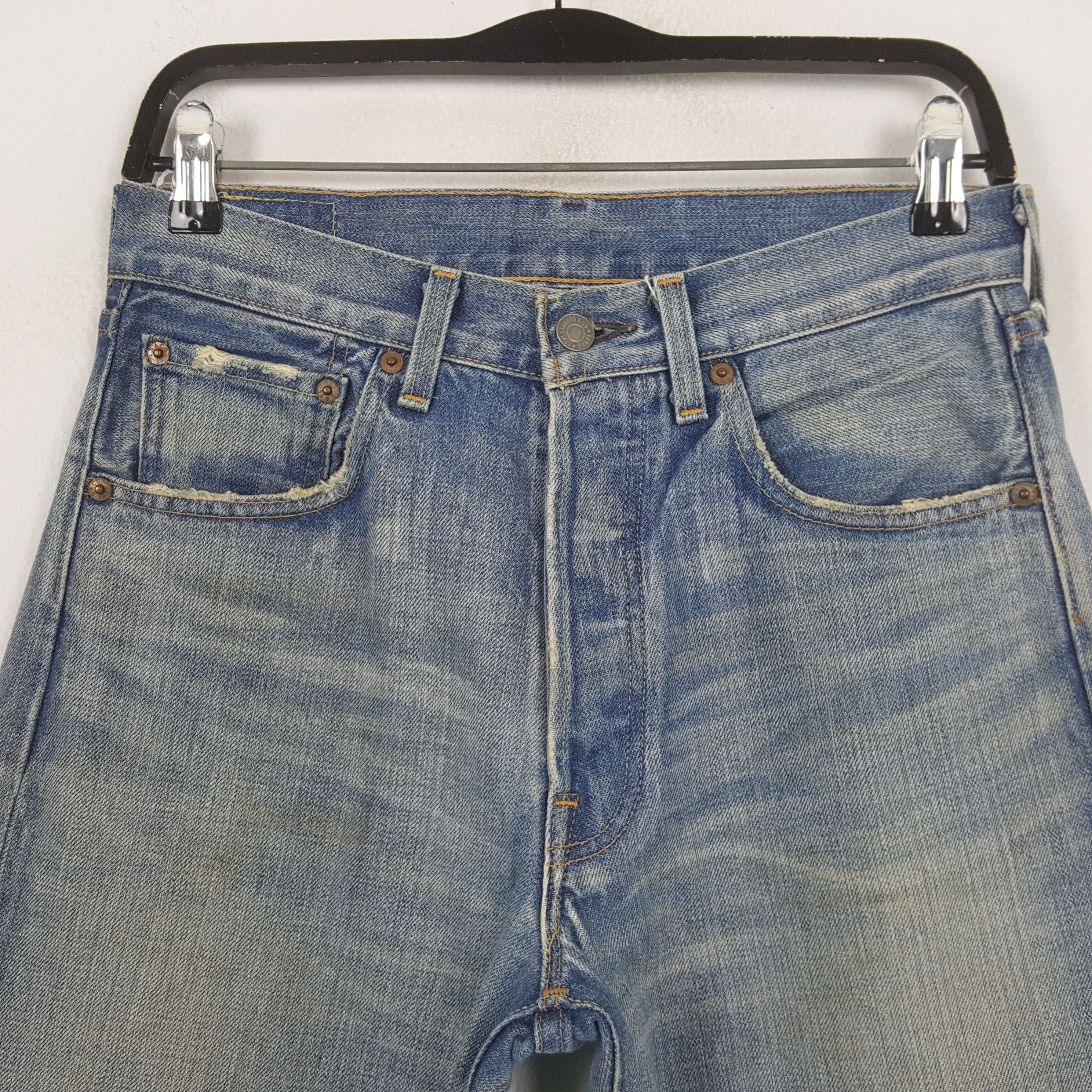 Levi's Levis Big E Selvedge Streetwear Style Jeans RR14 Size US 29 - 2 Thumbnail