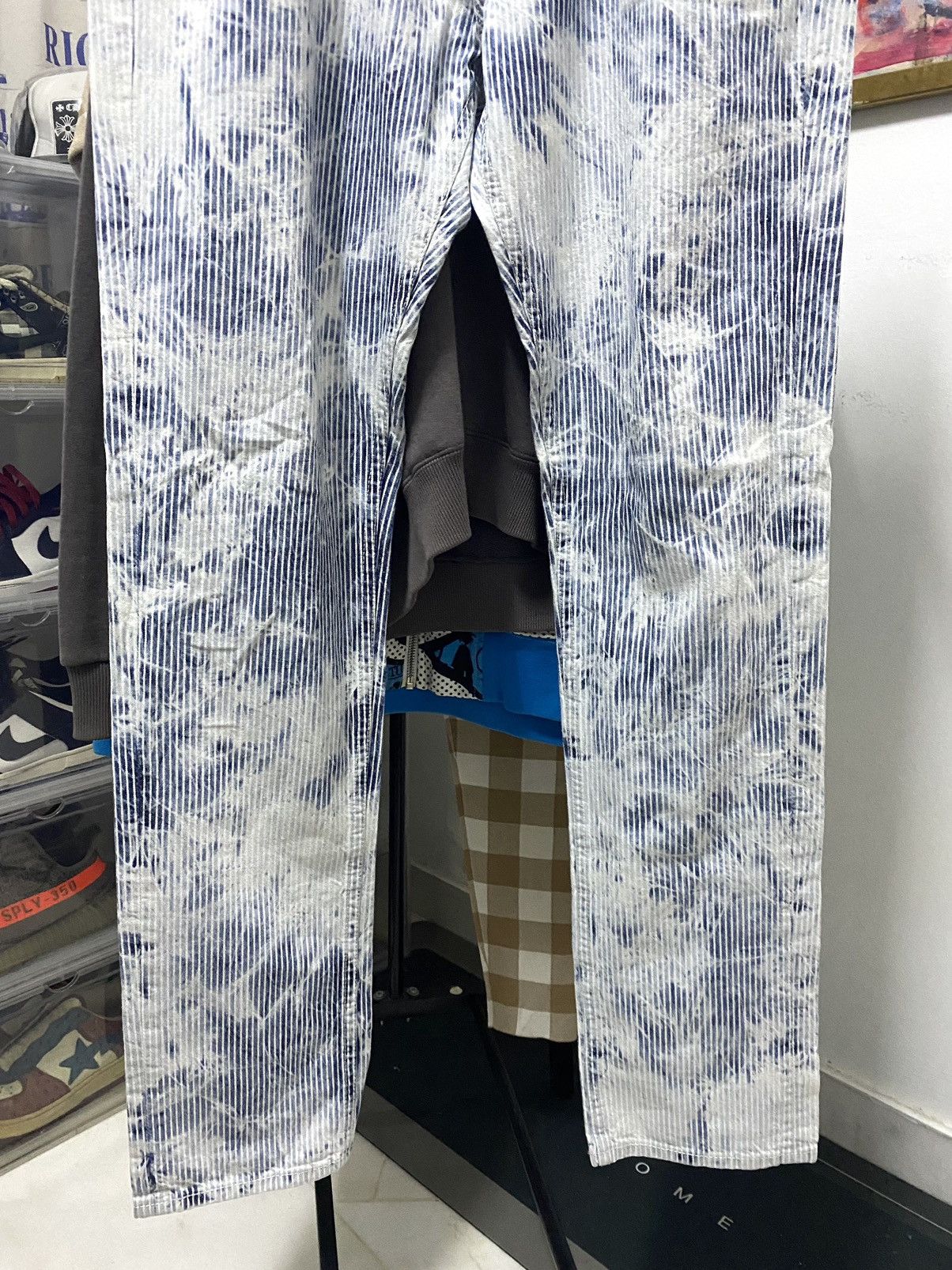 Billionaire Boys Club Billionaire Boys Club Hickory Bleach stripe pants Size US 34 / EU 50 - 3 Thumbnail