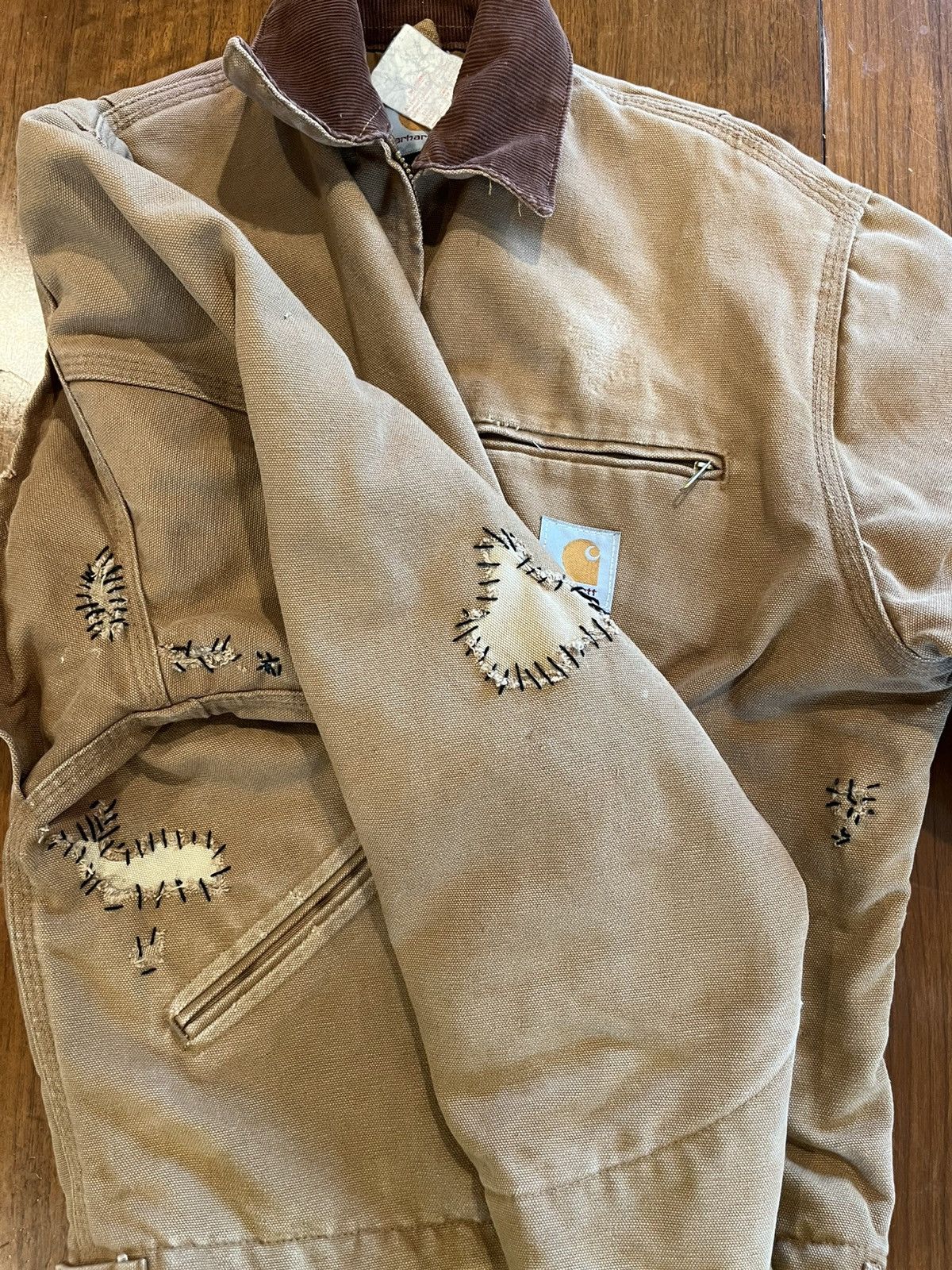 Carhartt Vintage Carhartt Detroit Jacket Quilt Lined Union Made USA Size US S / EU 44-46 / 1 - 6 Thumbnail