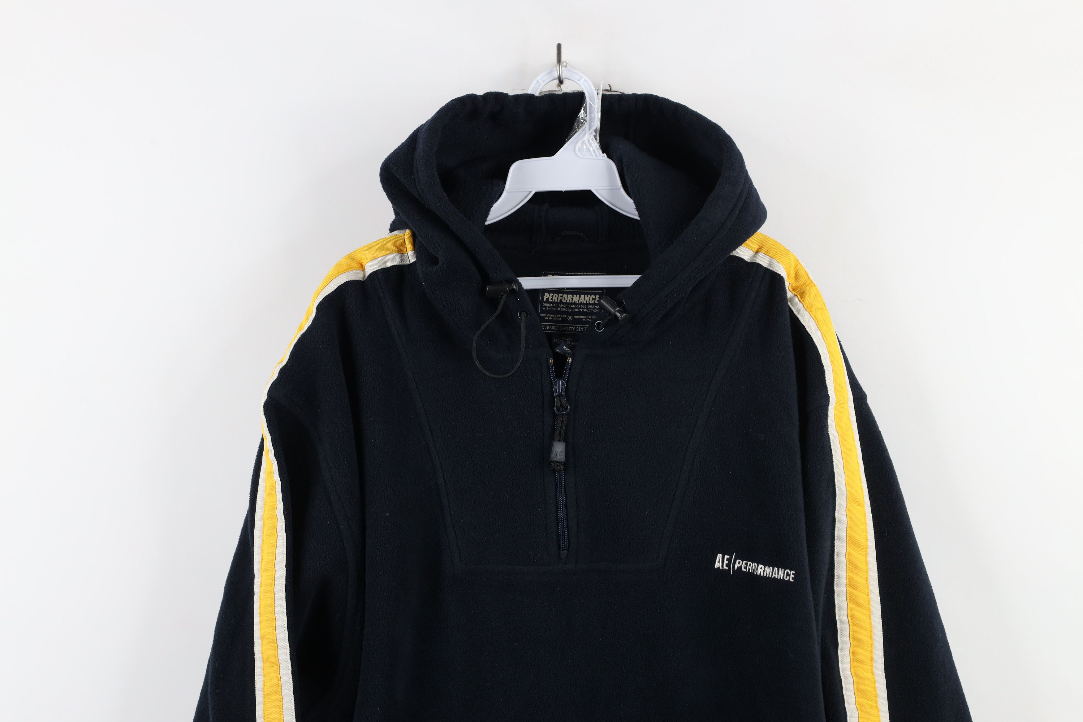American Eagle Outfitters × Vintage Vintage 90s Y2K American Eagle Fleece Hoodie Sweatshirt Size US XXL / EU 58 / 5 - 2 Thumbnail