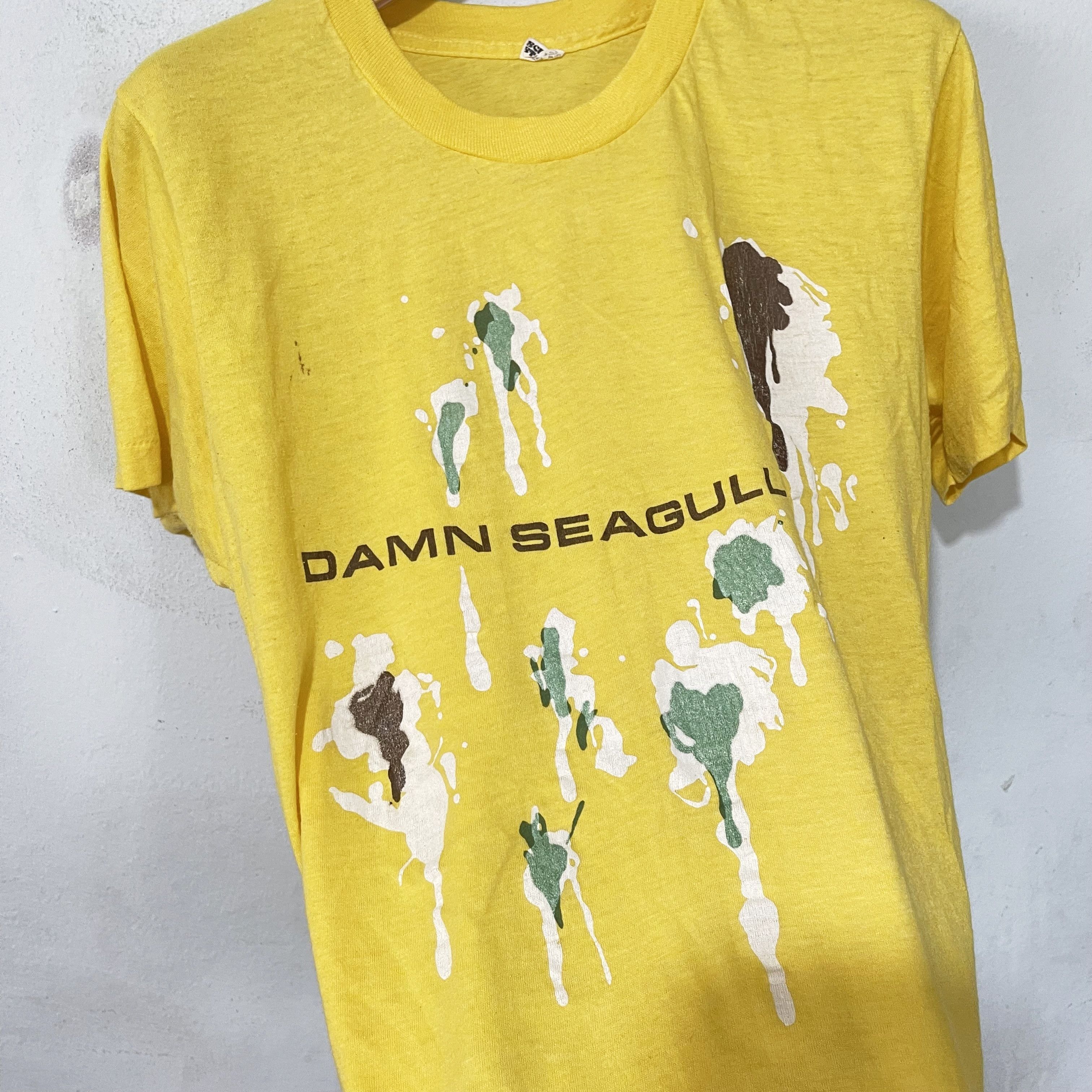 Vintage Vintage 80s Damn Seagulls T-Shirt Size US XS / EU 42 / 0 - 3 Thumbnail