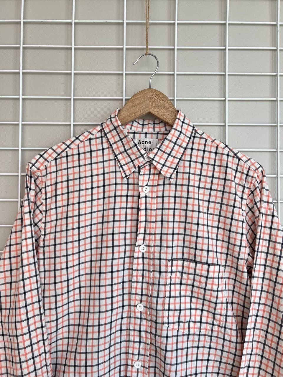 Acne Studios Acne Studios Oak Check Button Shirt Mens Size 46 or S/M Size US S / EU 44-46 / 1 - 2 Thumbnail