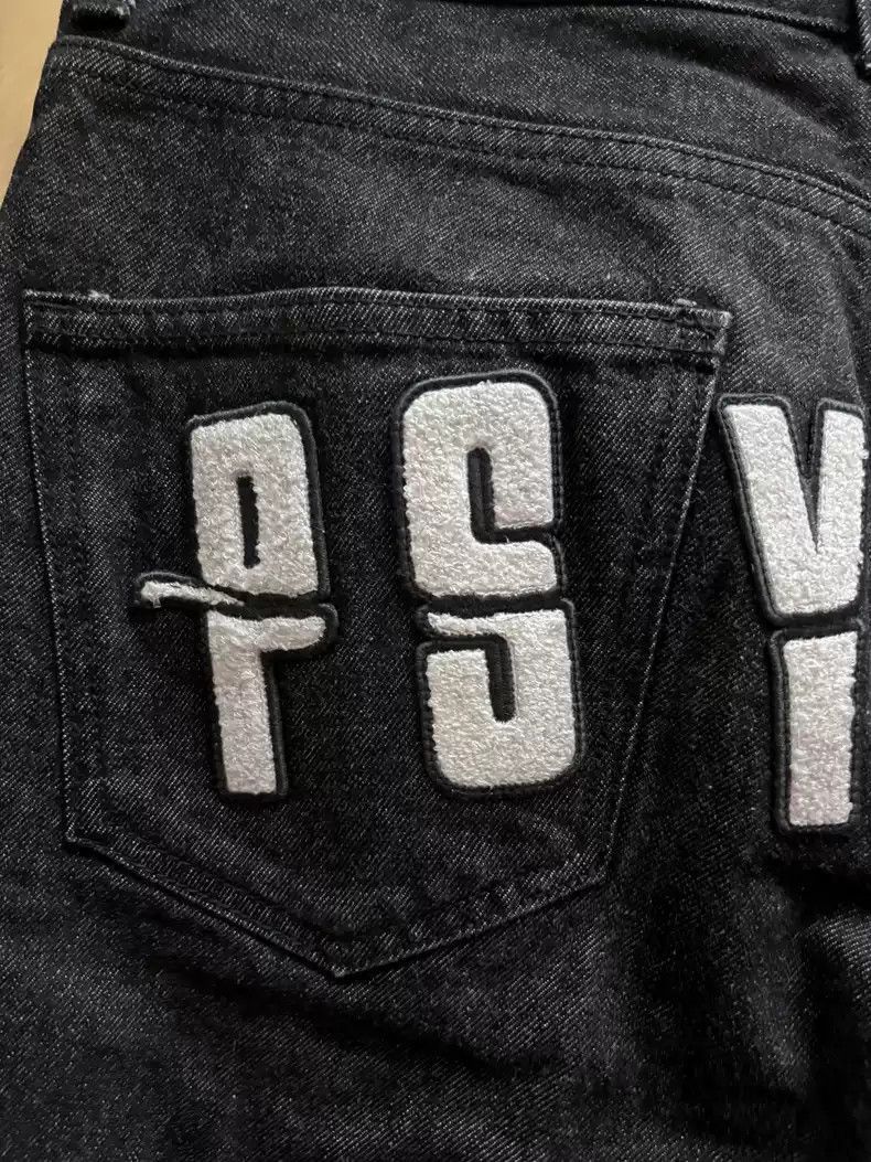 Undercover UNDERCOVER PSYCHO Embroidered applique black jeans Size US 32 / EU 48 - 7 Thumbnail