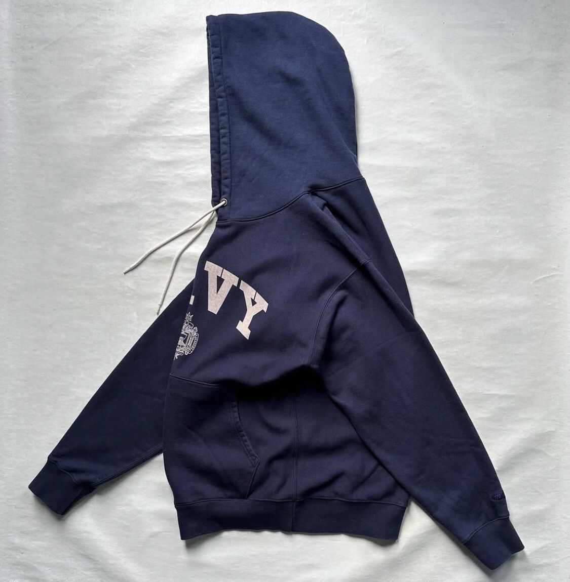 Beams Plus Outstanding & Co V.S.C Hood Sweat Navy 'NAVY' Size US M / EU 48-50 / 2 - 2 Thumbnail
