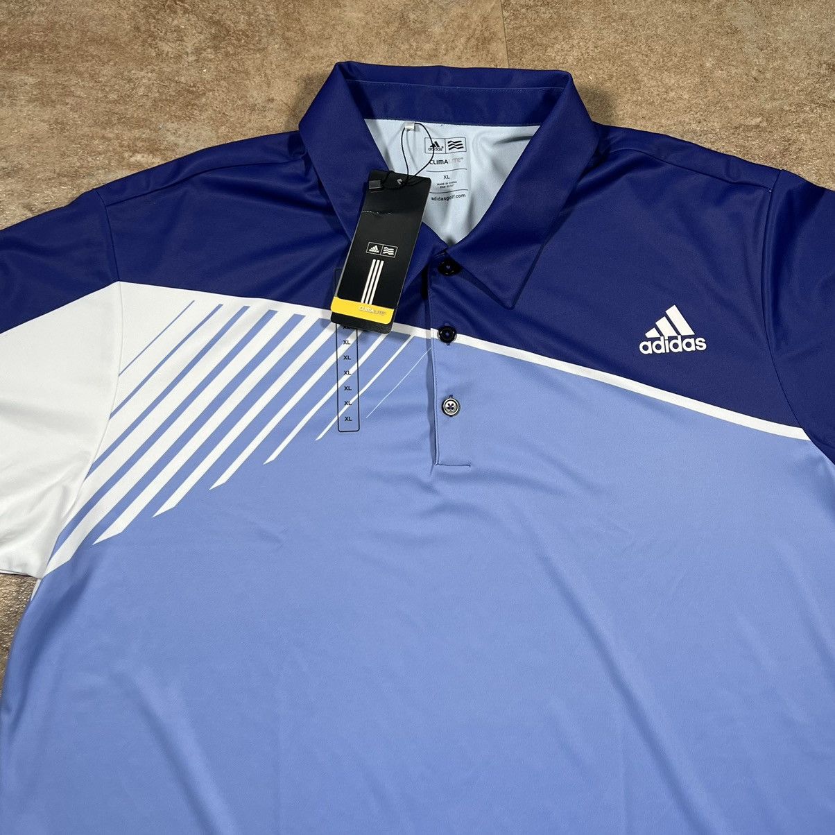 Adidas × The Masters Adidas Climalite Short Sleeve Polo Golf Shirt - Purple Size US XL / EU 56 / 4 - 2 Thumbnail