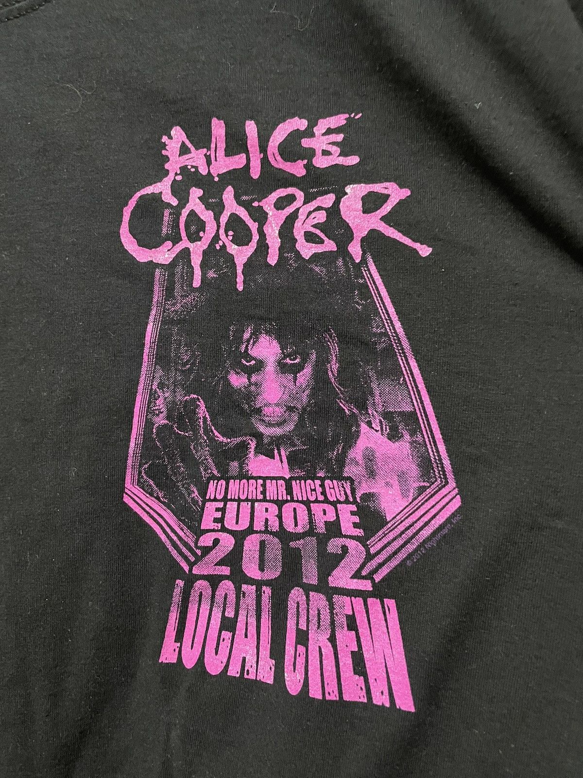 Band Tees 2012 Alice Cooper No More Mr. Nice Guy Tour T-Shirt XL Size US XL / EU 56 / 4 - 3 Thumbnail