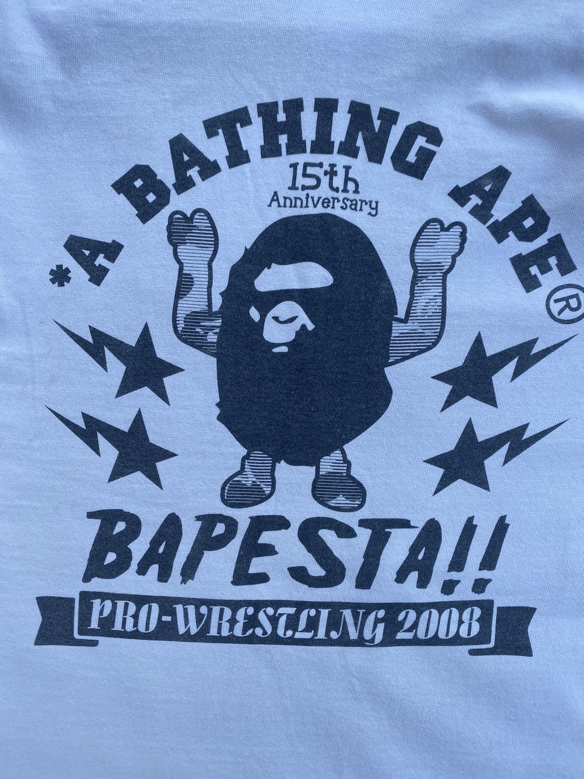 Bape Rare SS2008 BAPE Baby Milo x Nigo 15th Anniversary Tshirt Size US M / EU 48-50 / 2 - 24 Thumbnail