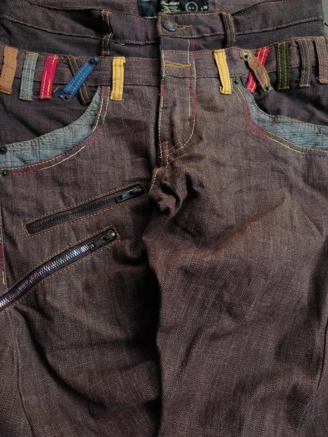 Le Grande Bleu (L.G.B.) BRTHBREATH double waist jeans Size US 33 - 5 Thumbnail