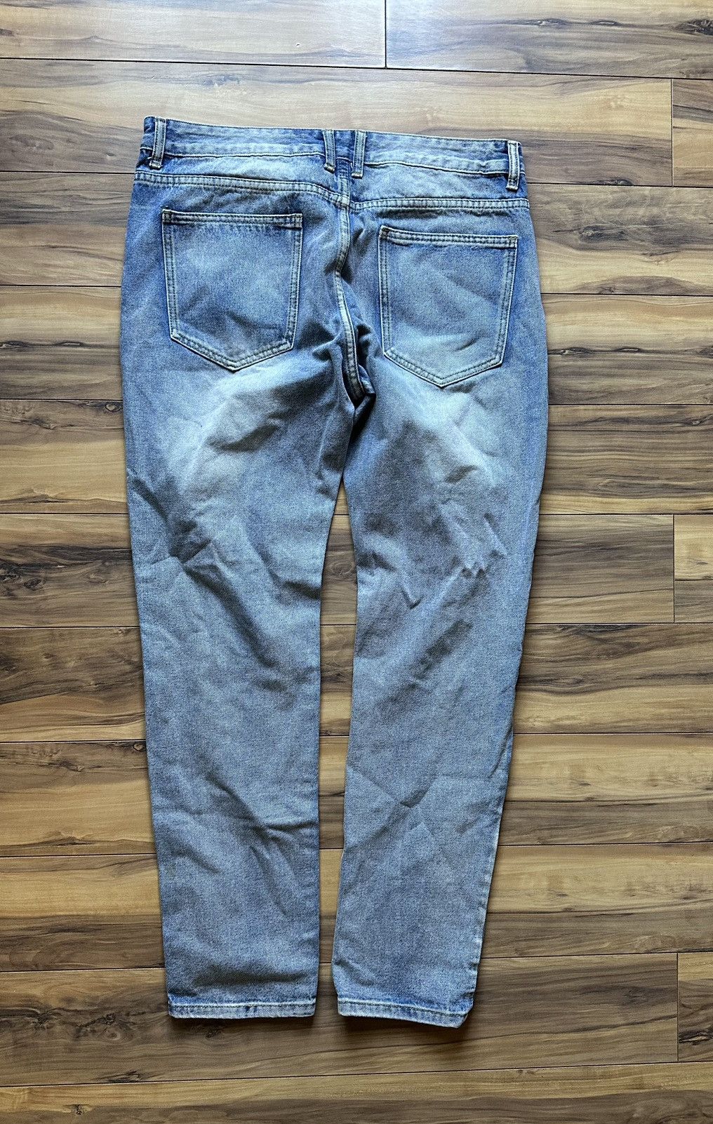 Vintage Distressed Blue Jeans for Men Size US 36 / EU 52 - 6 Thumbnail