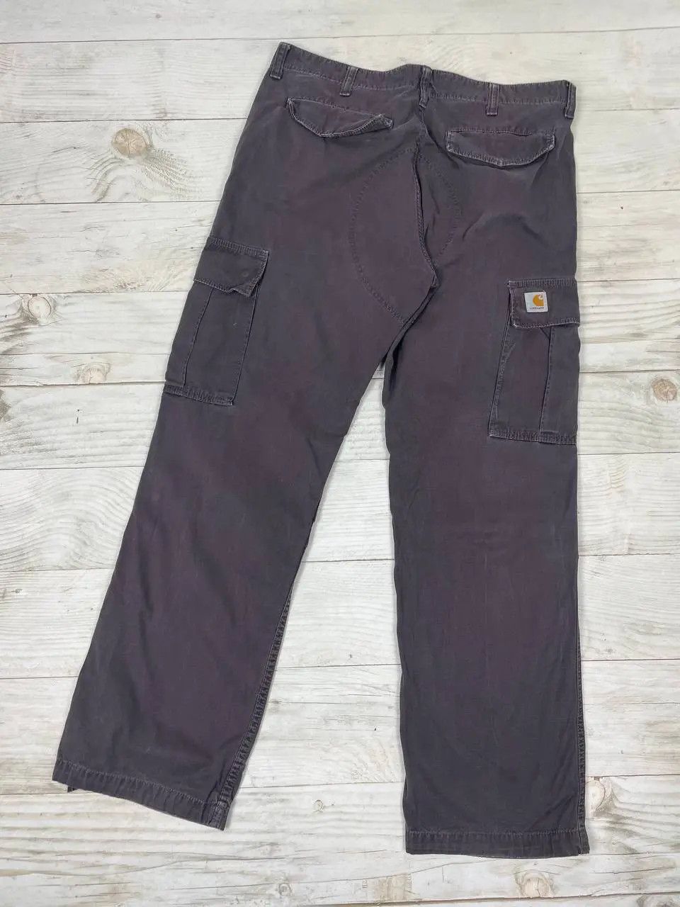 Carhartt Vintage Carhartt Dude Cargo Pants DistrIssed Work Size US 36 / EU 52 - 1 Thumbnail