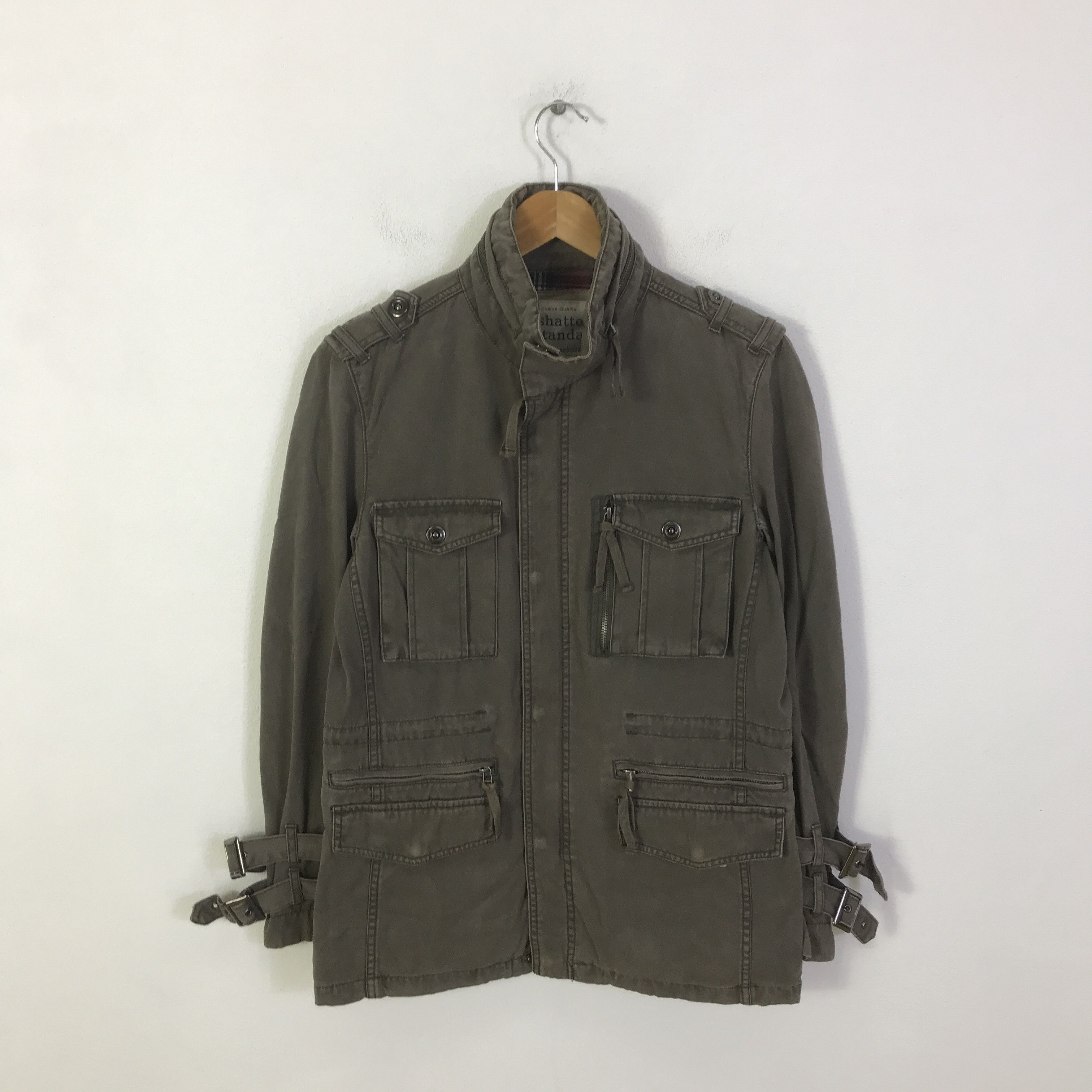 roushatte standard punk bondage jacket K98B6