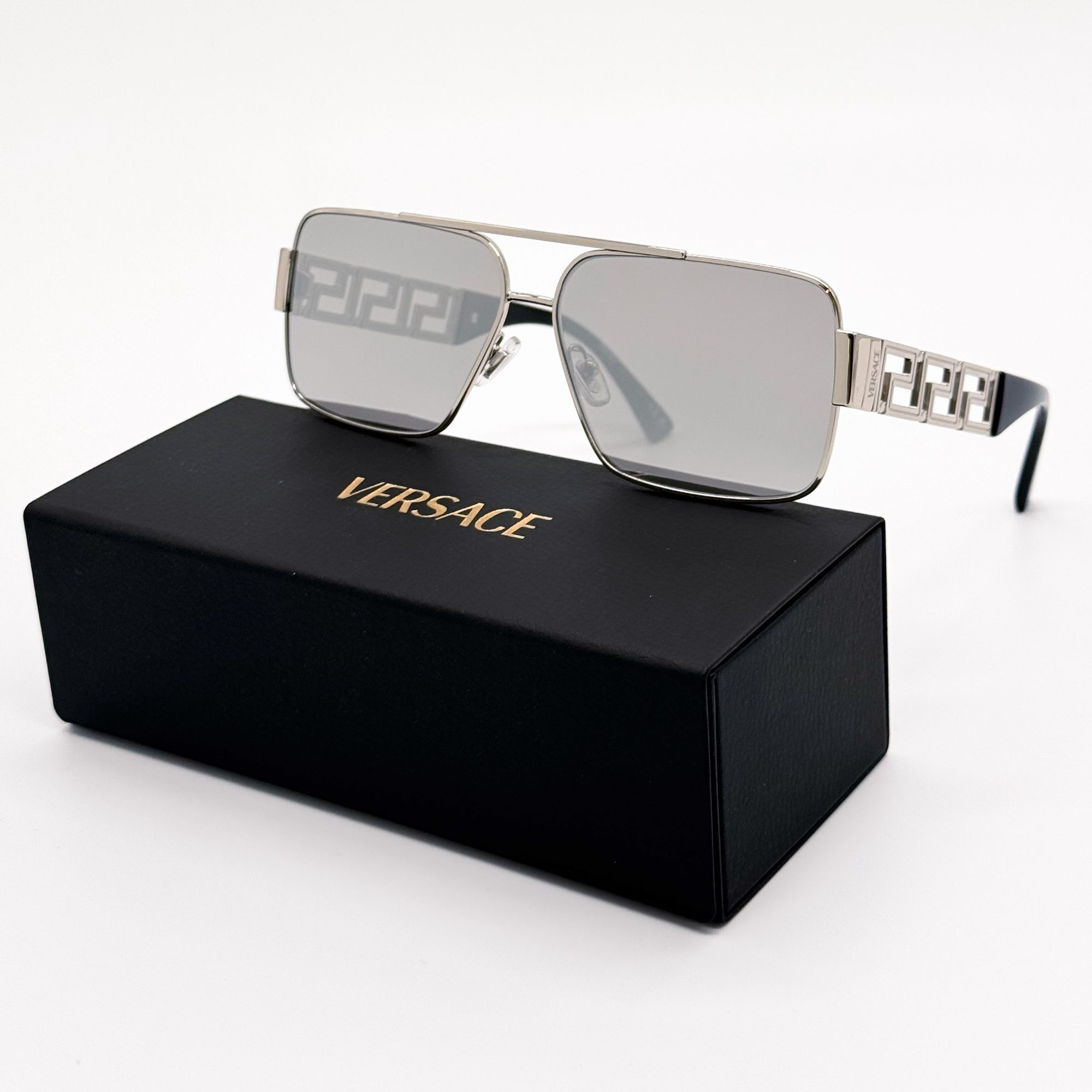 Versace NEW VERSACE SUNGLASSES VE2290 10016G SILVER VE2290 1001/6G Size ONE SIZE - 1 Thumbnail