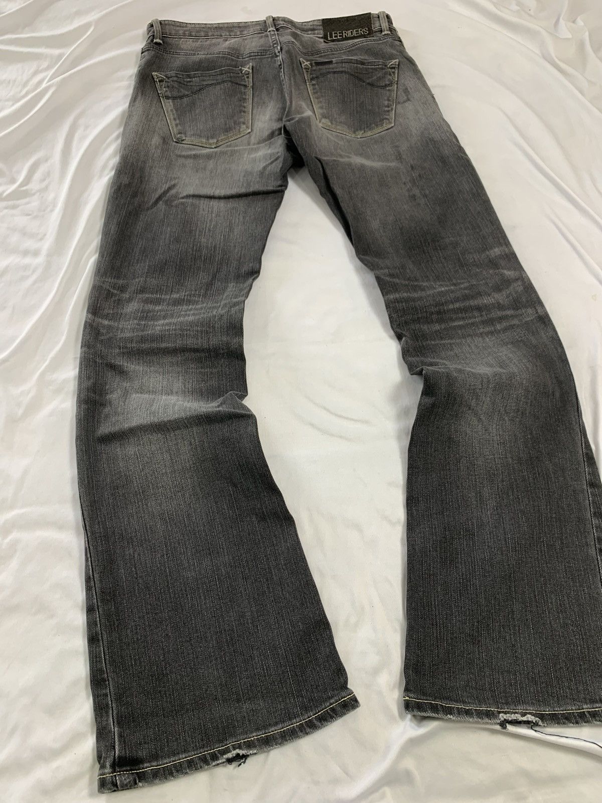 Lee Vintage flare lee riders mudwash jeans pant tornado mart Size US 32 / EU 48 - 13 Thumbnail