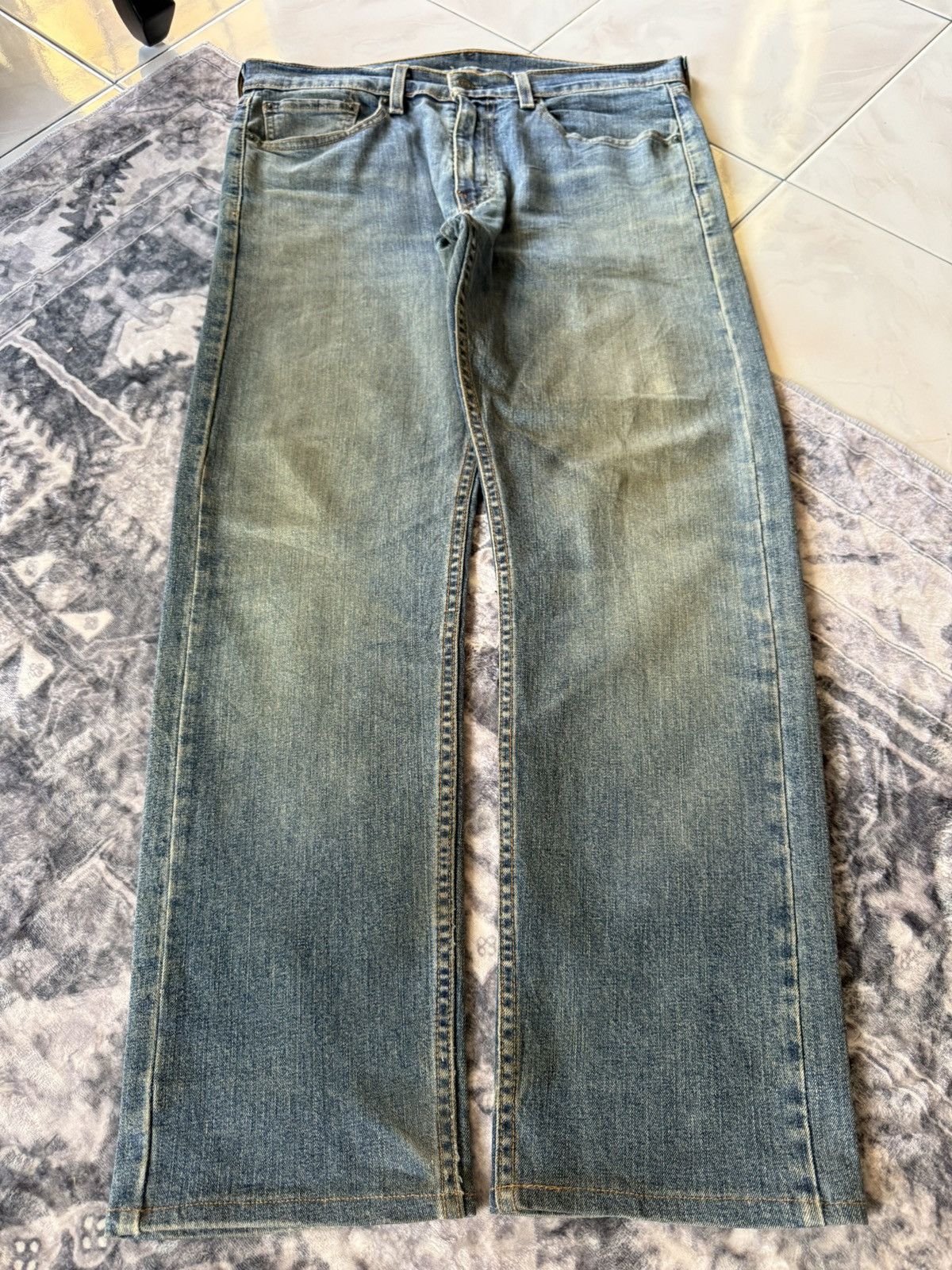 Levi's 2000s Vintage Levis 505 Dusty Muddy Wash Jeans Size US 32 / EU 48 - 1 Thumbnail