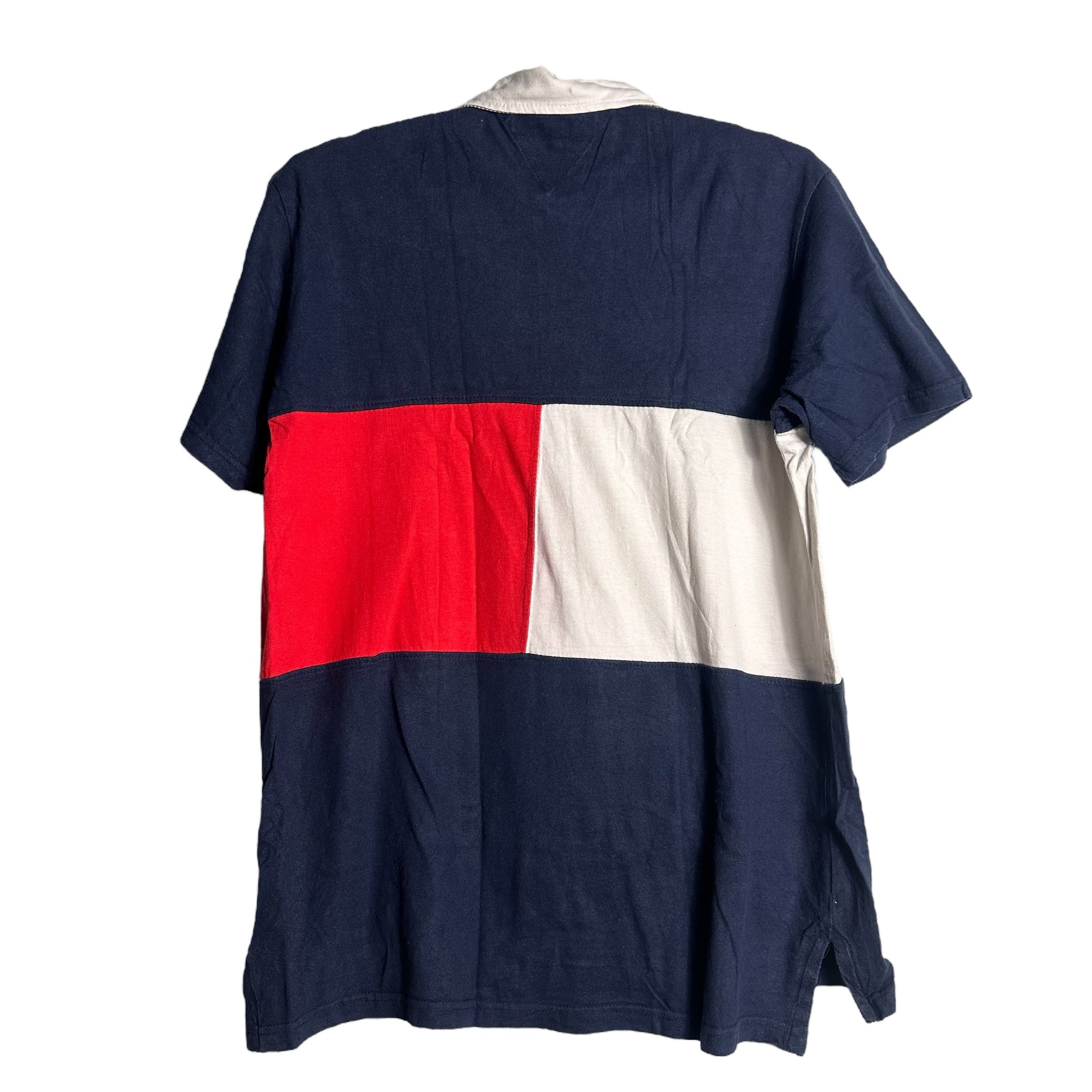Tommy Hilfiger 🔥RARE🔥Vintage Tommy Hilfiger Flag Spell Out Polo Shirt Size US XL / EU 56 / 4 - 3 Thumbnail