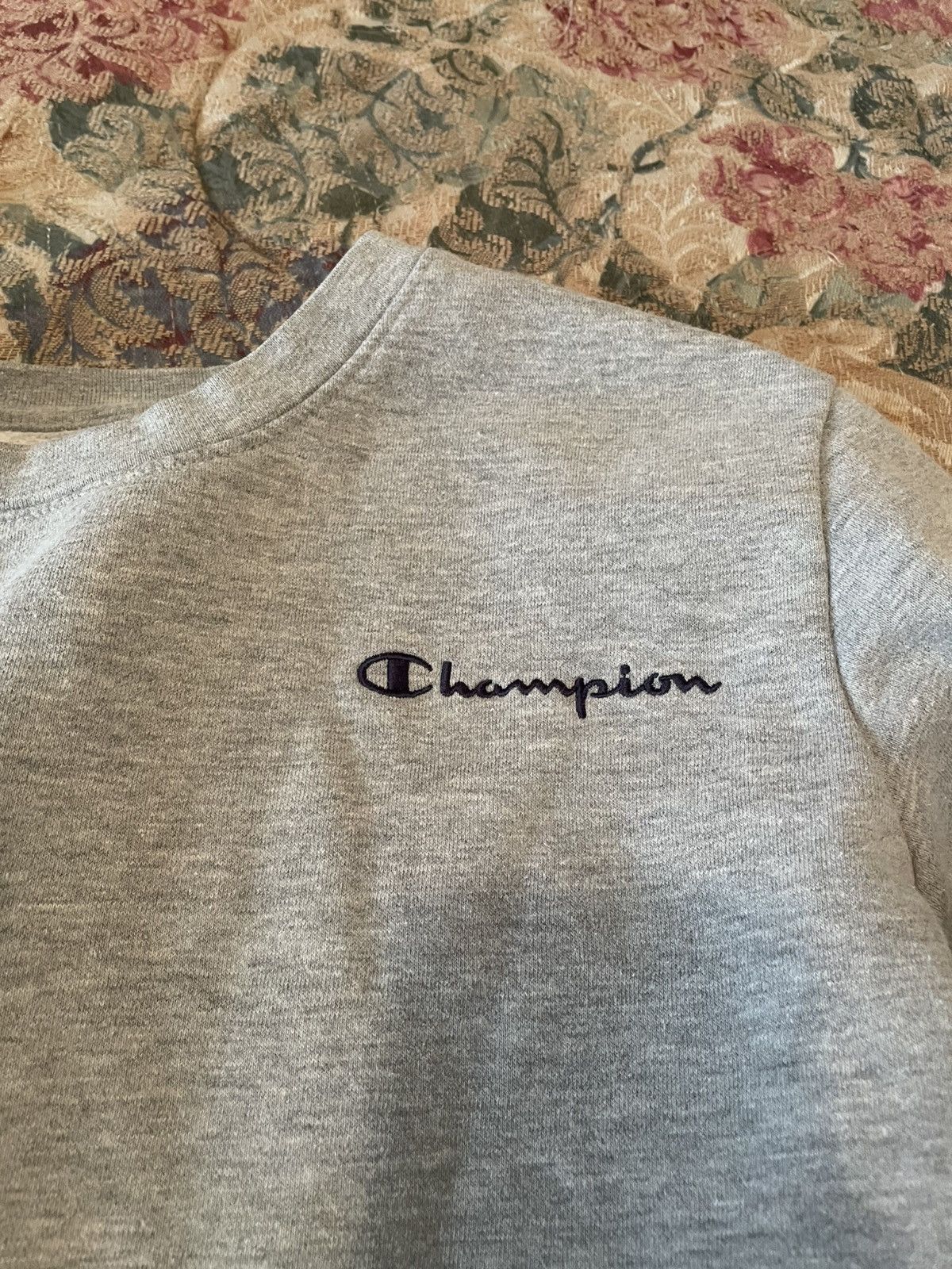 Champion Champion Grey Sweatshirt Long Sleeve Men Size Small Size US S / EU 44-46 / 1 - 3 Thumbnail