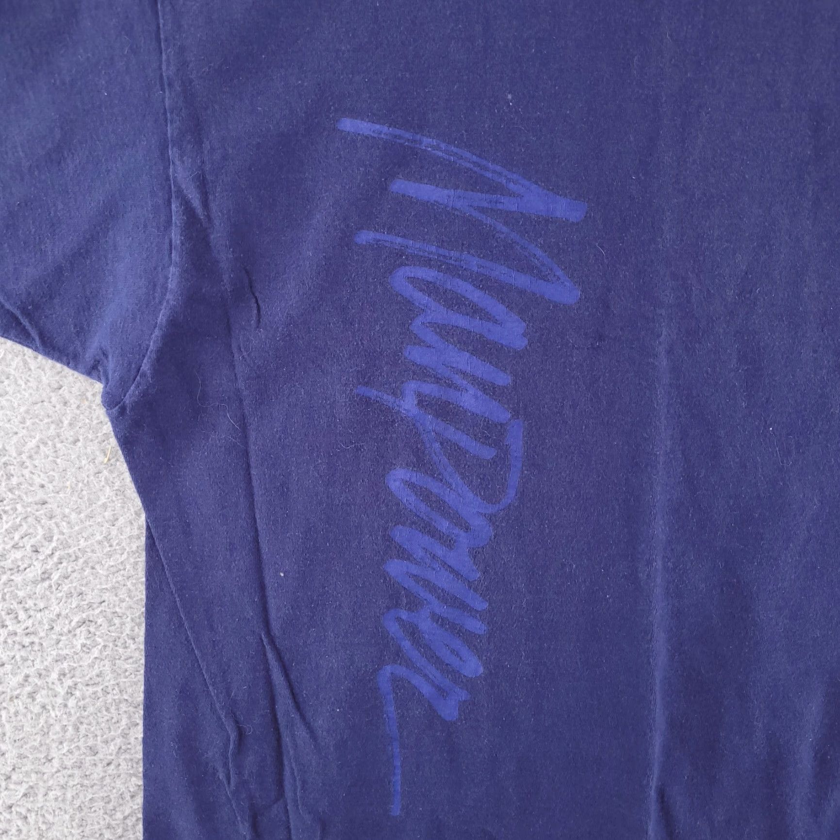 Fruit Of The Loom VINTAGE Fruit of the Loom Shirt Mens XL blue Short Sleeve Manpower USA T-Shirt Boys? Wait. Not Boys. End. Size US XL / EU 56 / 4 - 2 Thumbnail