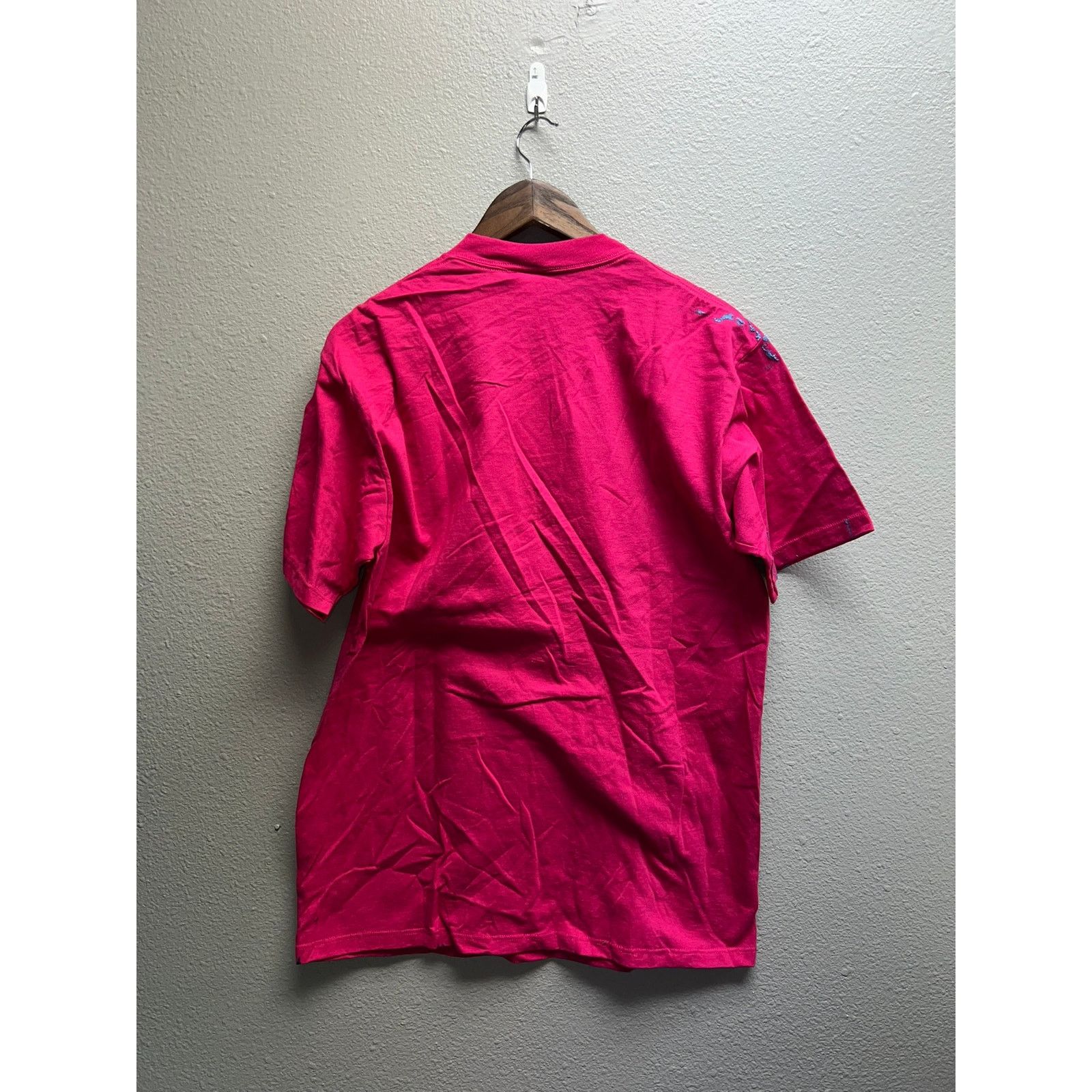 Jerzees 90s Vintage Jerzees Pink Blank Shirt Tee 1990s VTG L Large Size US L / EU 52-54 / 3 - 7 Thumbnail