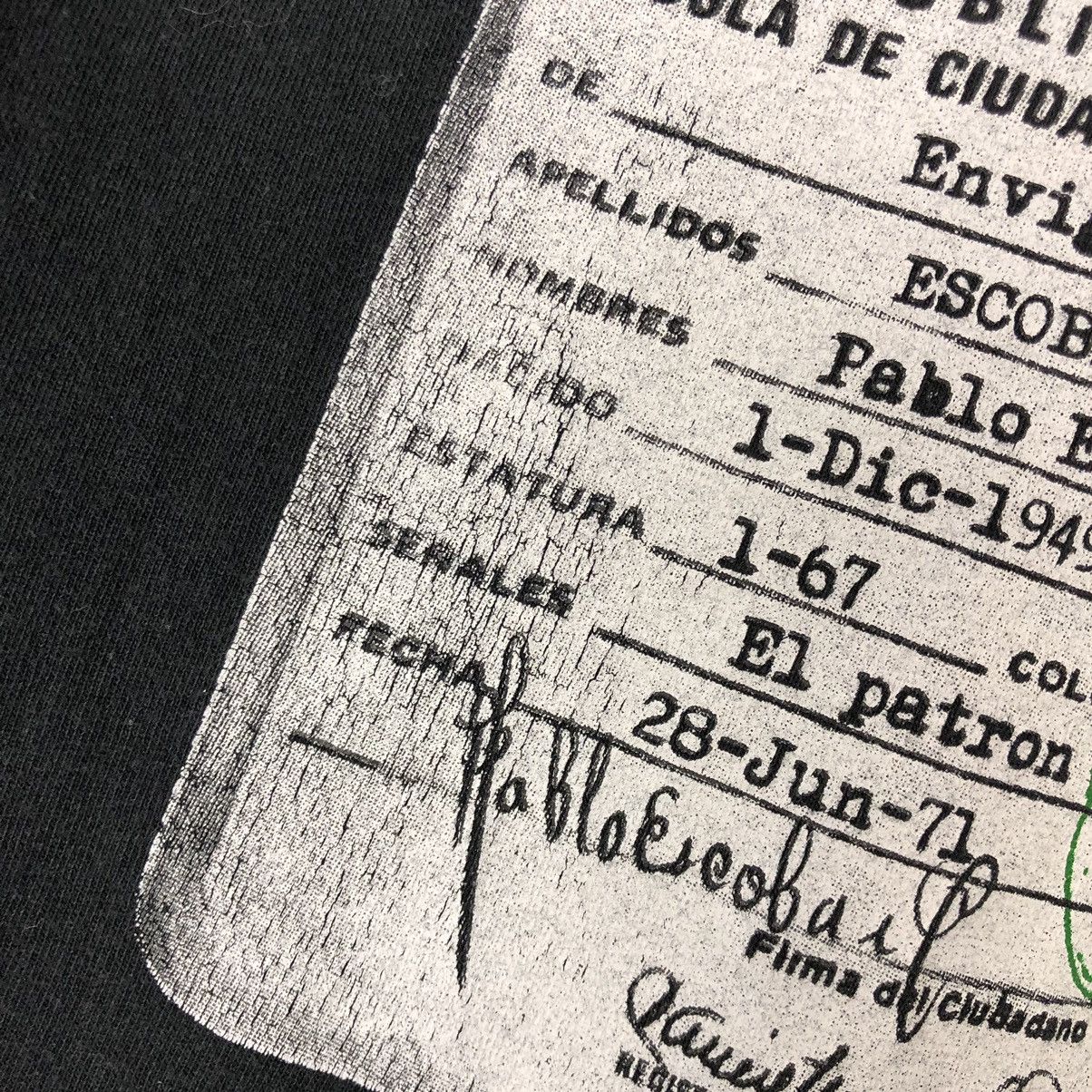 Vintage Pablo Escobar promo tee t shirt Size US L / EU 52-54 / 3 - 4 Thumbnail