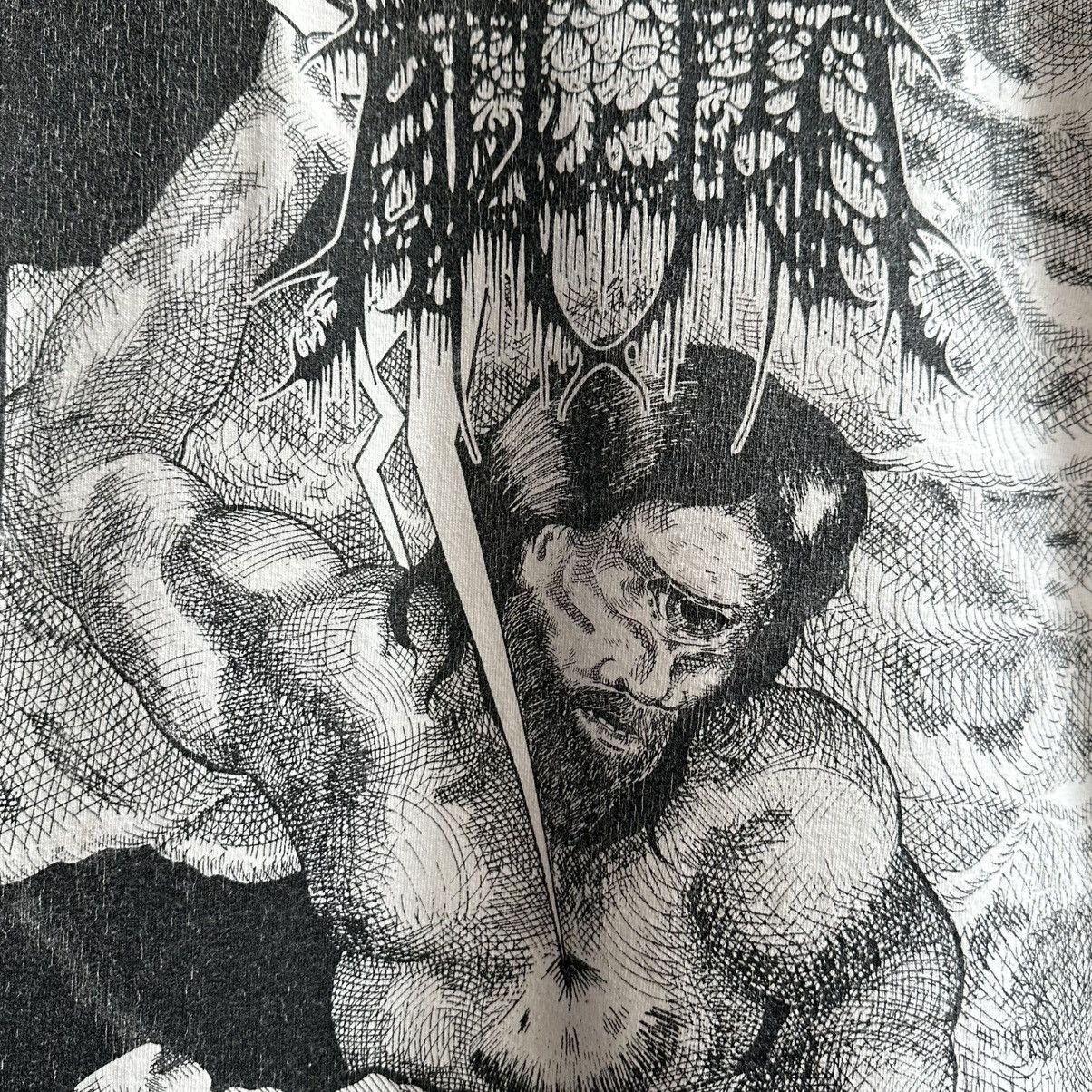 Band Tees VINTAGE Y2K ABDUCTION BLACK DEATH METAL TEE Size US M / EU 48-50 / 2 - 3 Thumbnail