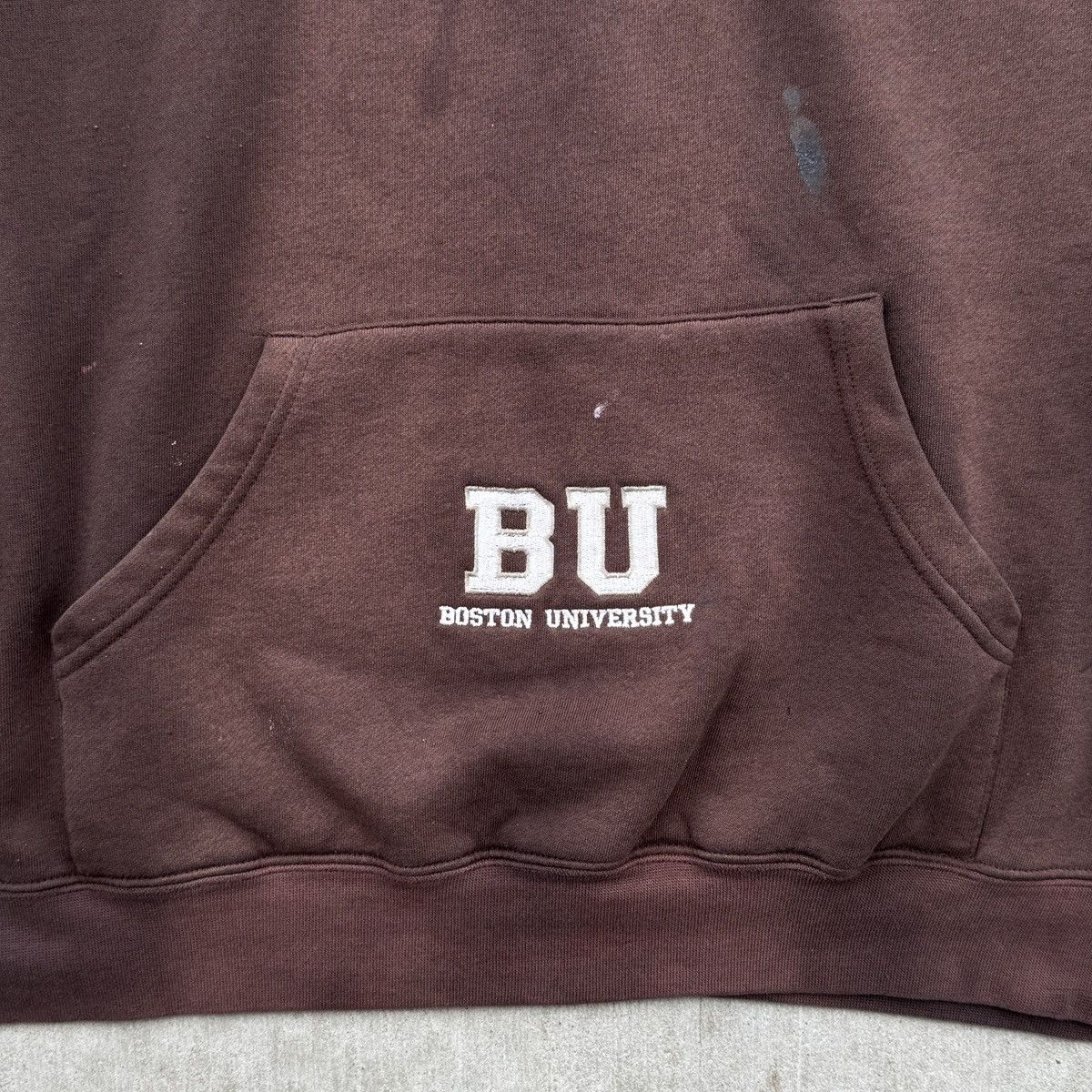 Unsound Rags Vintage Boston University Faded Hoodie Size US XL / EU 56 / 4 - 10 Thumbnail