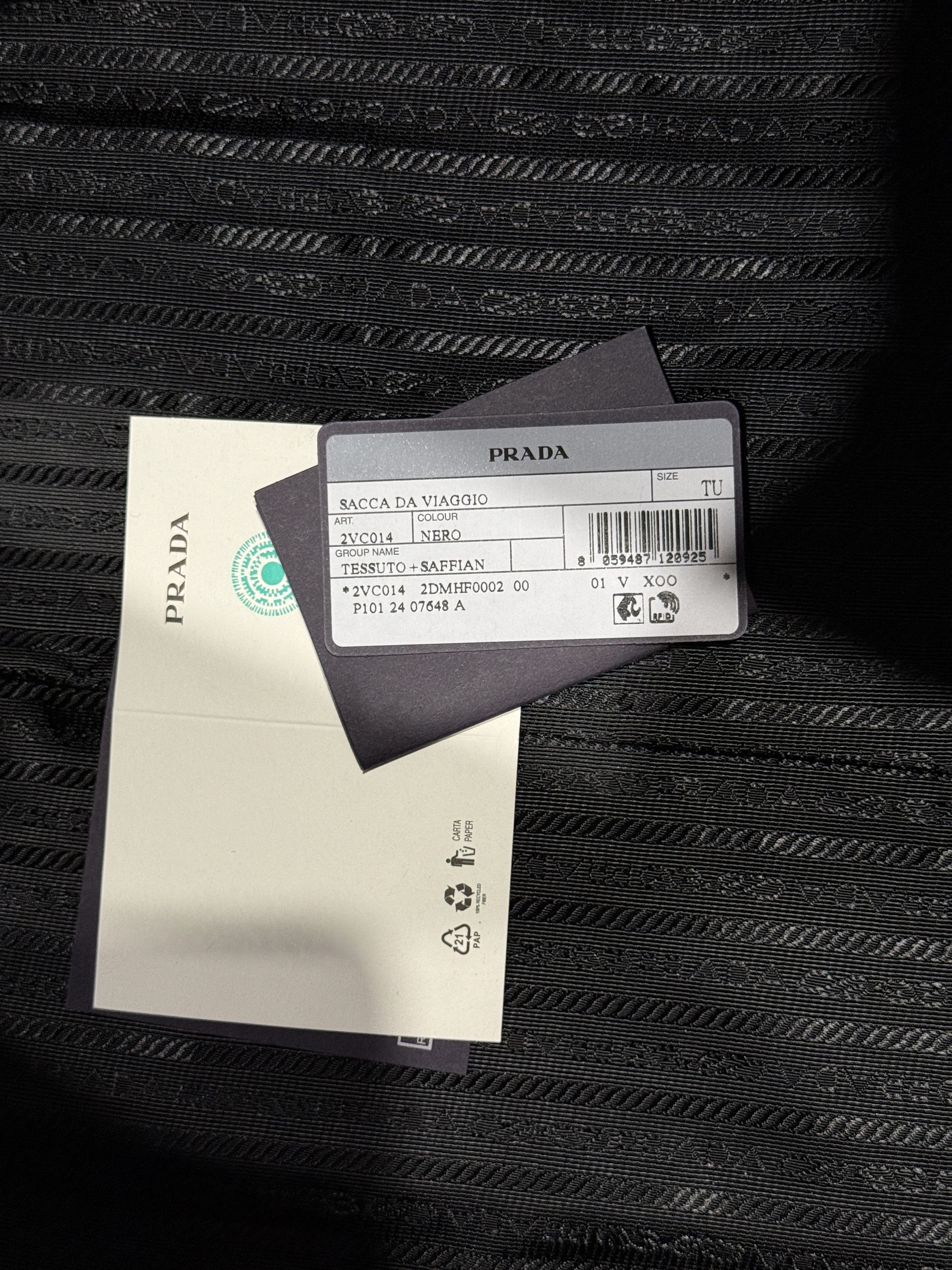 Prada Prada Re-Nylon and Saffiano leather Duffel bag Size ONE SIZE - 5 Thumbnail