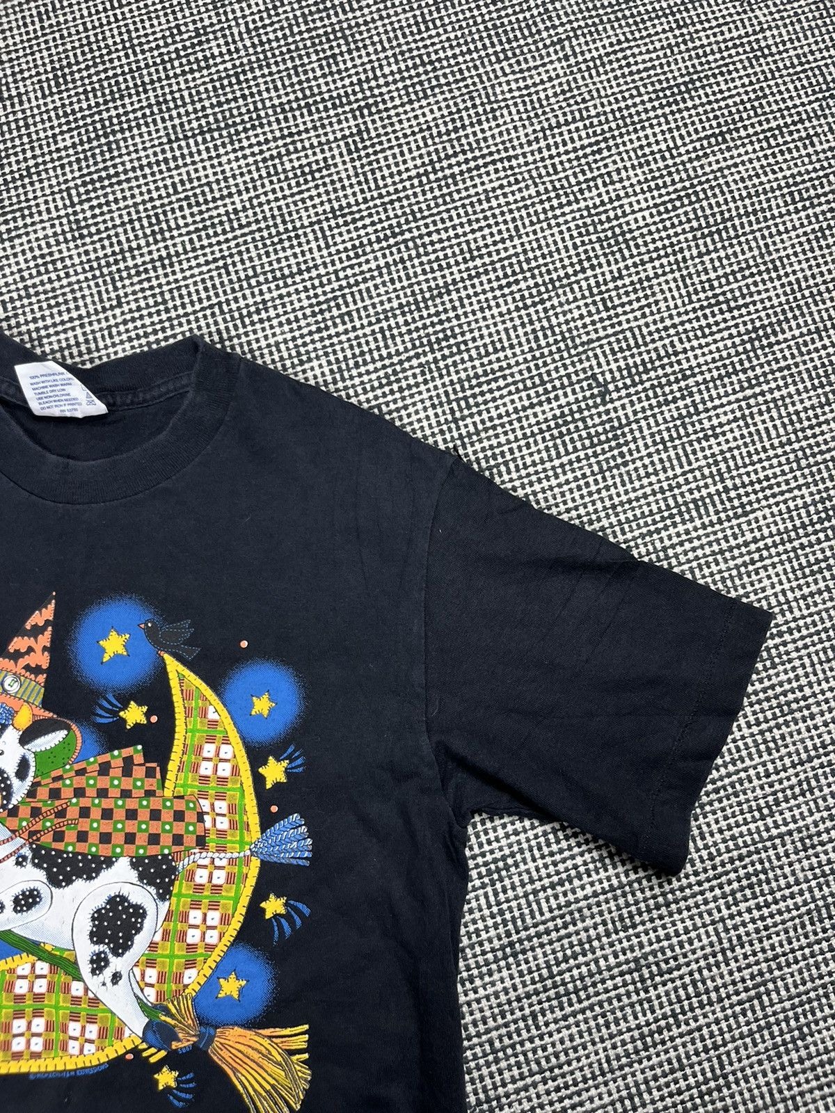 Vintage vintage 90s flying witch cow moon stars t-shirt art Size US S / EU 44-46 / 1 - 3 Thumbnail