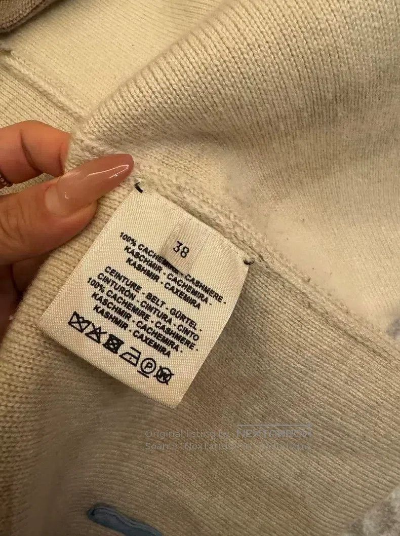 Hermes Hermes Multicolored cashmere long cardigan coat Size XS / US 0-2 / IT 36-38 - 2 Thumbnail