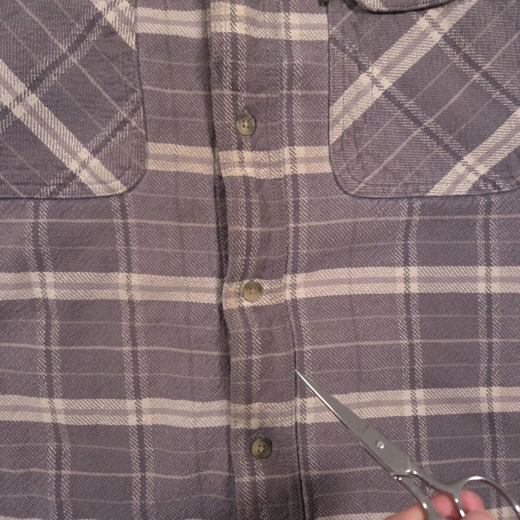 Vintage Berne Apparel Shirt Mens Medium Gray Plaid Flannel Button Front Workwear Size US M / EU 48-50 / 2 - 5 Thumbnail