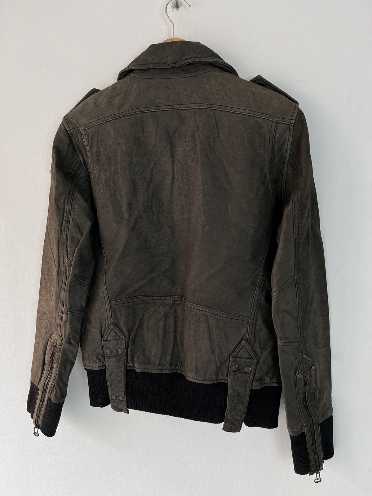 Diesel × Vintage Vintage Diesel Leather Biker Jacket Size US S / EU 44-46 / 1 - 2 Thumbnail