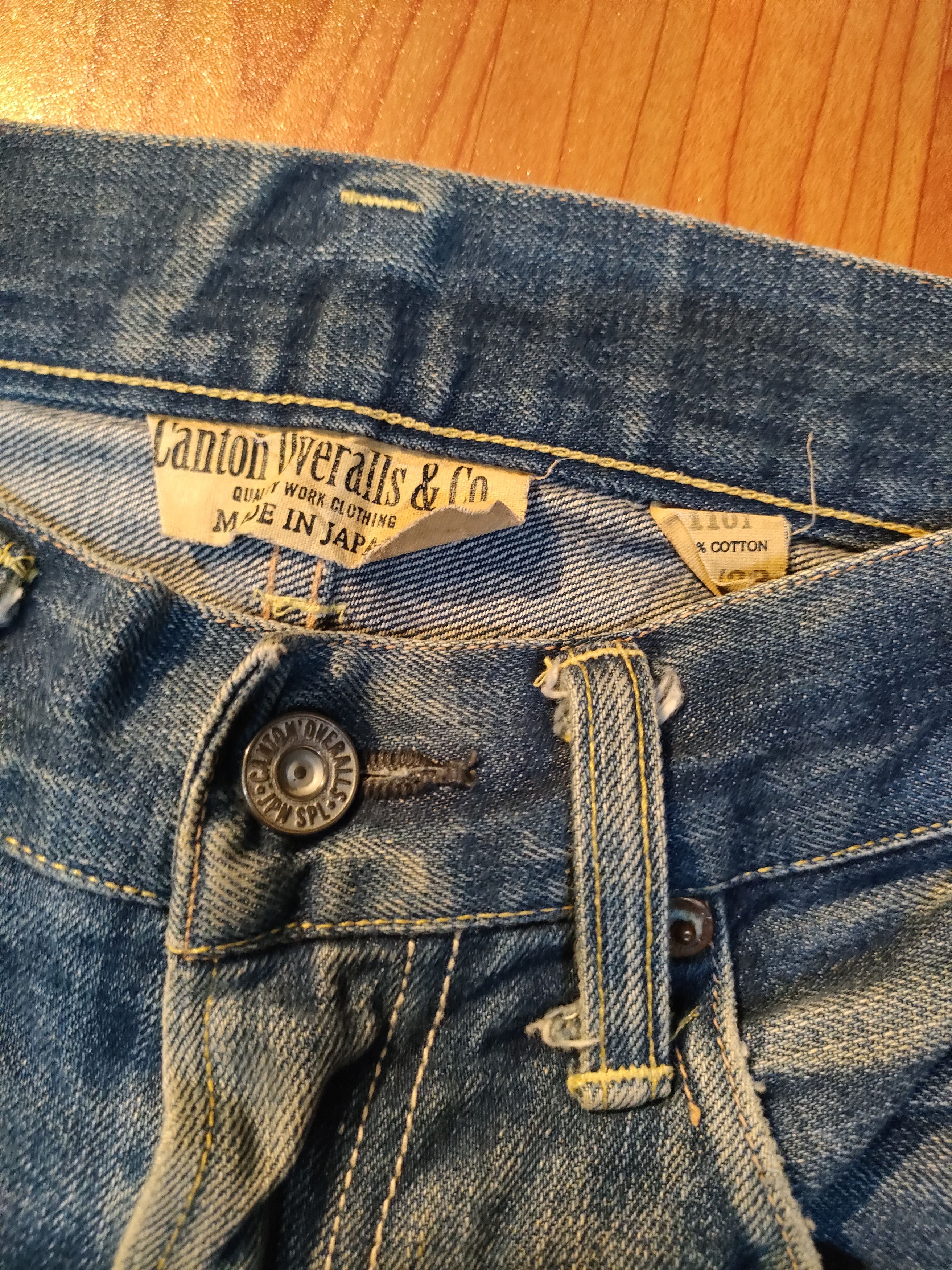 Japanese Brand Canton Lot 1101 Japan Jeans Size US 32 / EU 48 - 8 Thumbnail