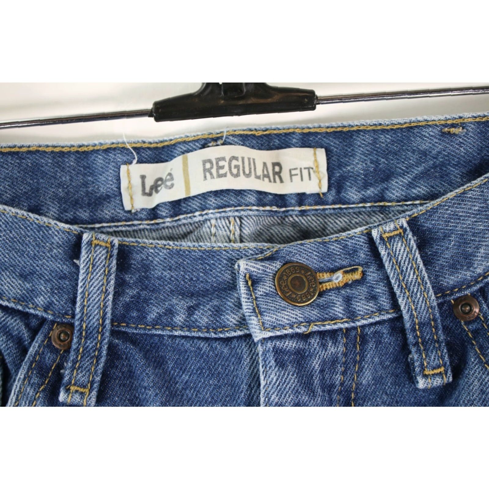 Lee Lee Jeans Main Selling Point Regular Fit Denim Straight Leg High Rise Blue 36x32 Mens Jeans 90s Color Blue Size 36x32 Mens Size US 36 / EU 52 - 5 Thumbnail