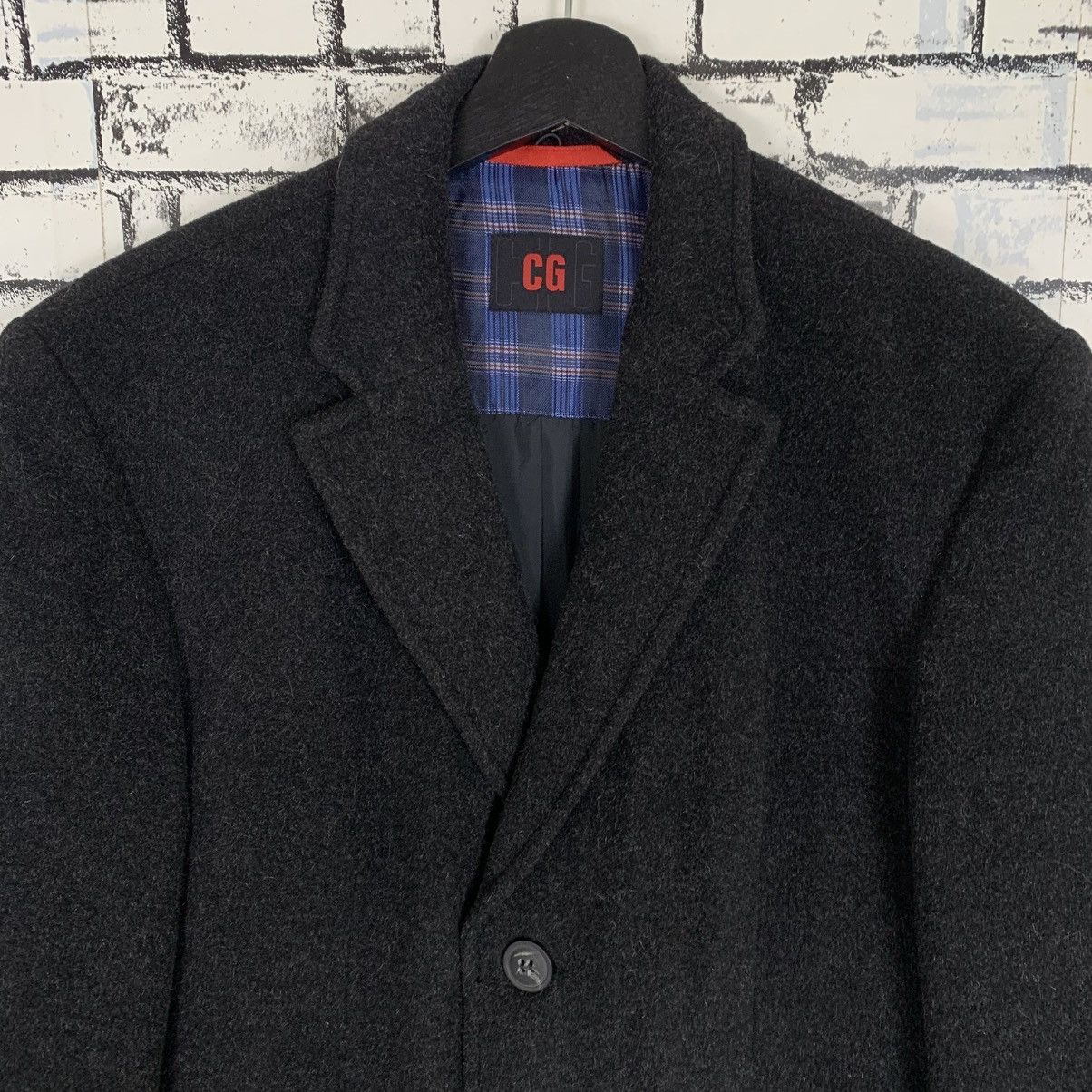 Designer × Vintage Vintage CG Club Of Gents Cashwool Coat Size 38R - 4 Thumbnail