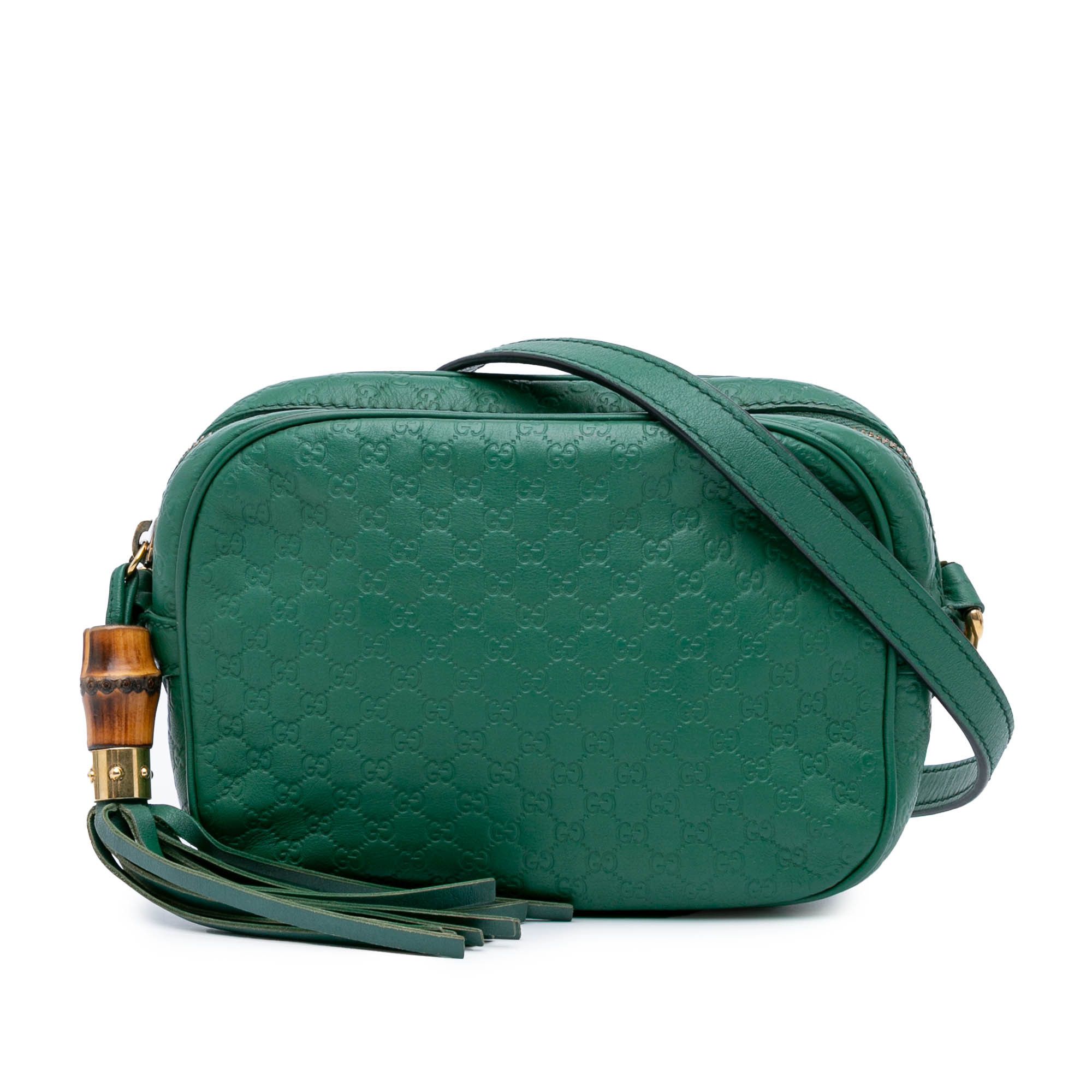 Gucci MicroGuccissima Sunshine Disco Camera Bag in Green, Women's