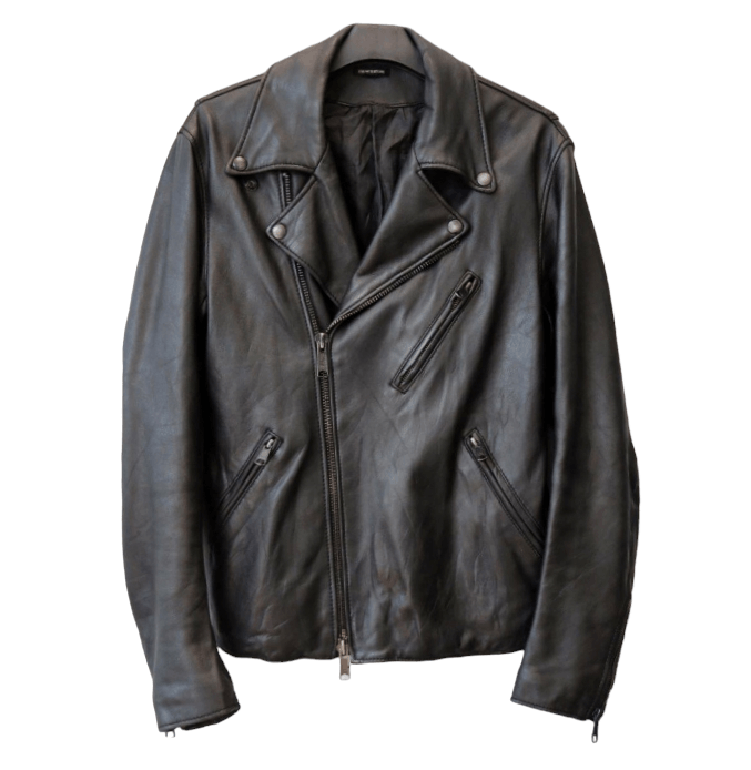 image of Freak's Store Ramones Leather Jacket in Black, Men's (Size Medium)