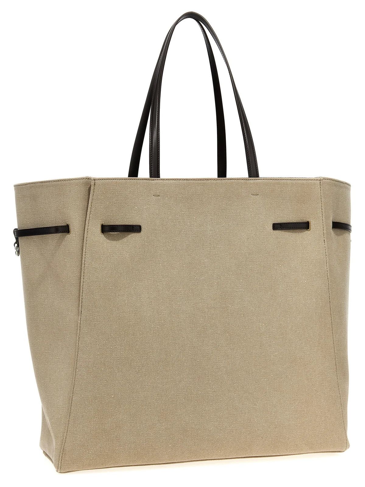 Givenchy o1w1db10525 Size: OS/Voyou Large East-West Tote in Beige Size ONE SIZE - 2 Thumbnail