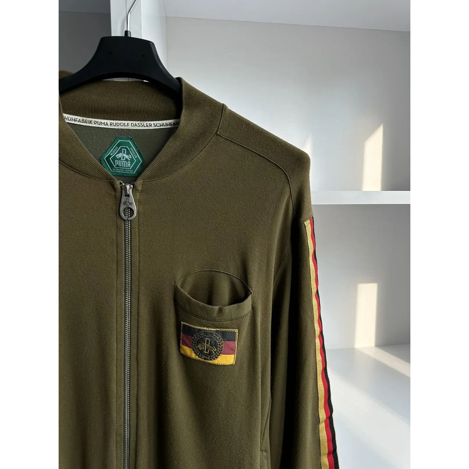 Puma VTG Puma Rudolf Dassler Rare Zip Track Jacket Size US L / EU 52-54 / 3 - 14 Thumbnail